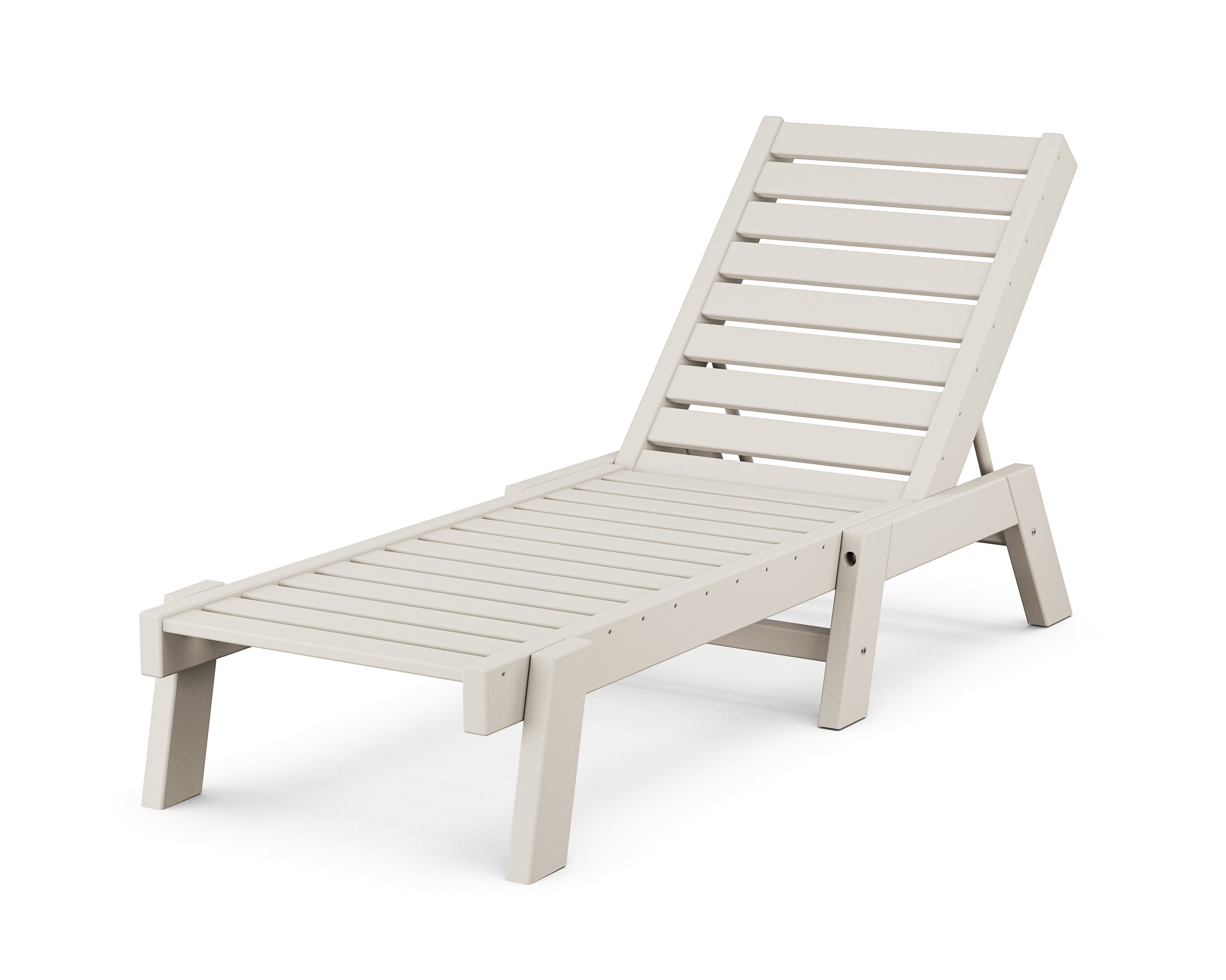 POLYWOOD Captain Chaise in Sand