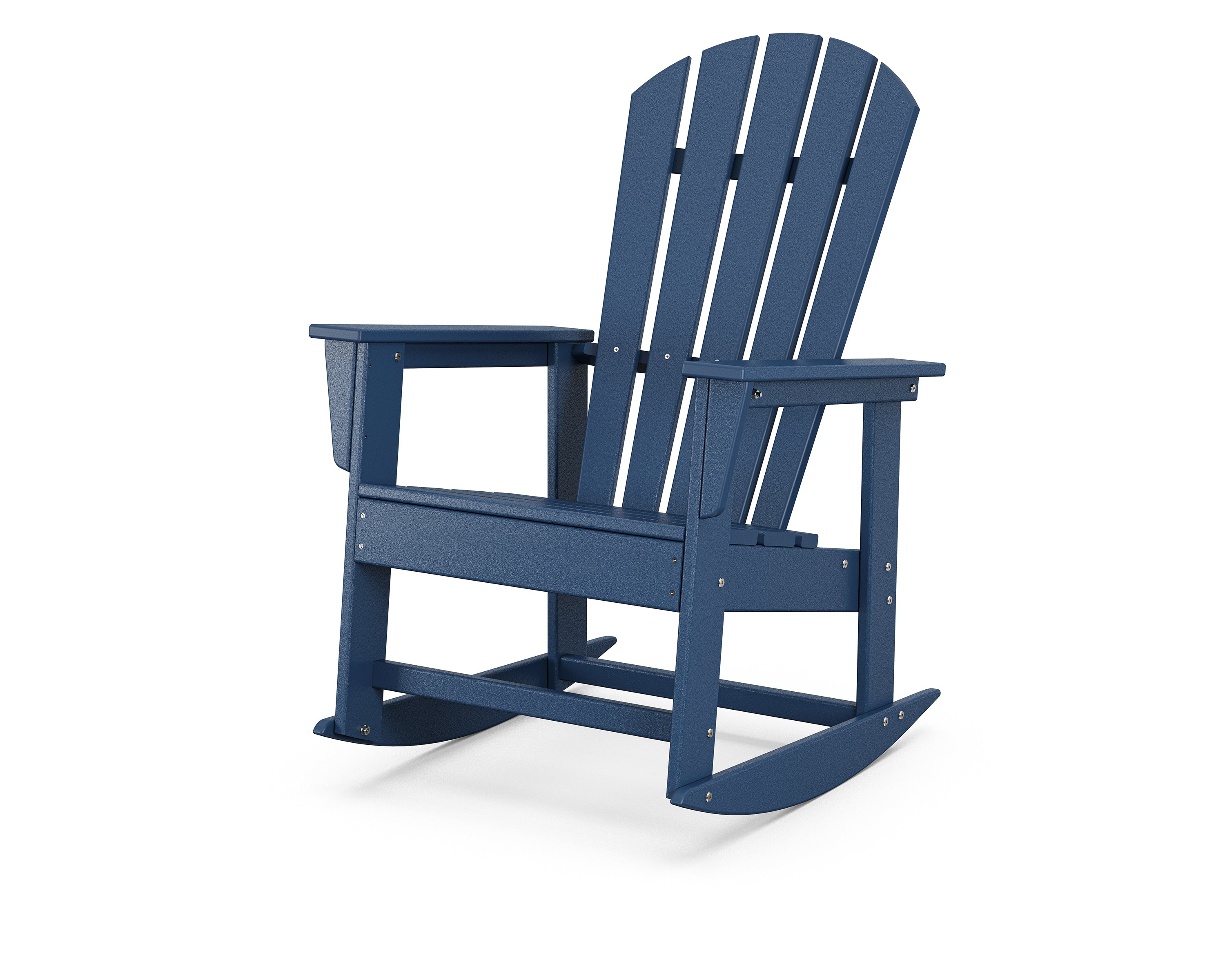 POLYWOOD South Beach Rocking Chair in Navy