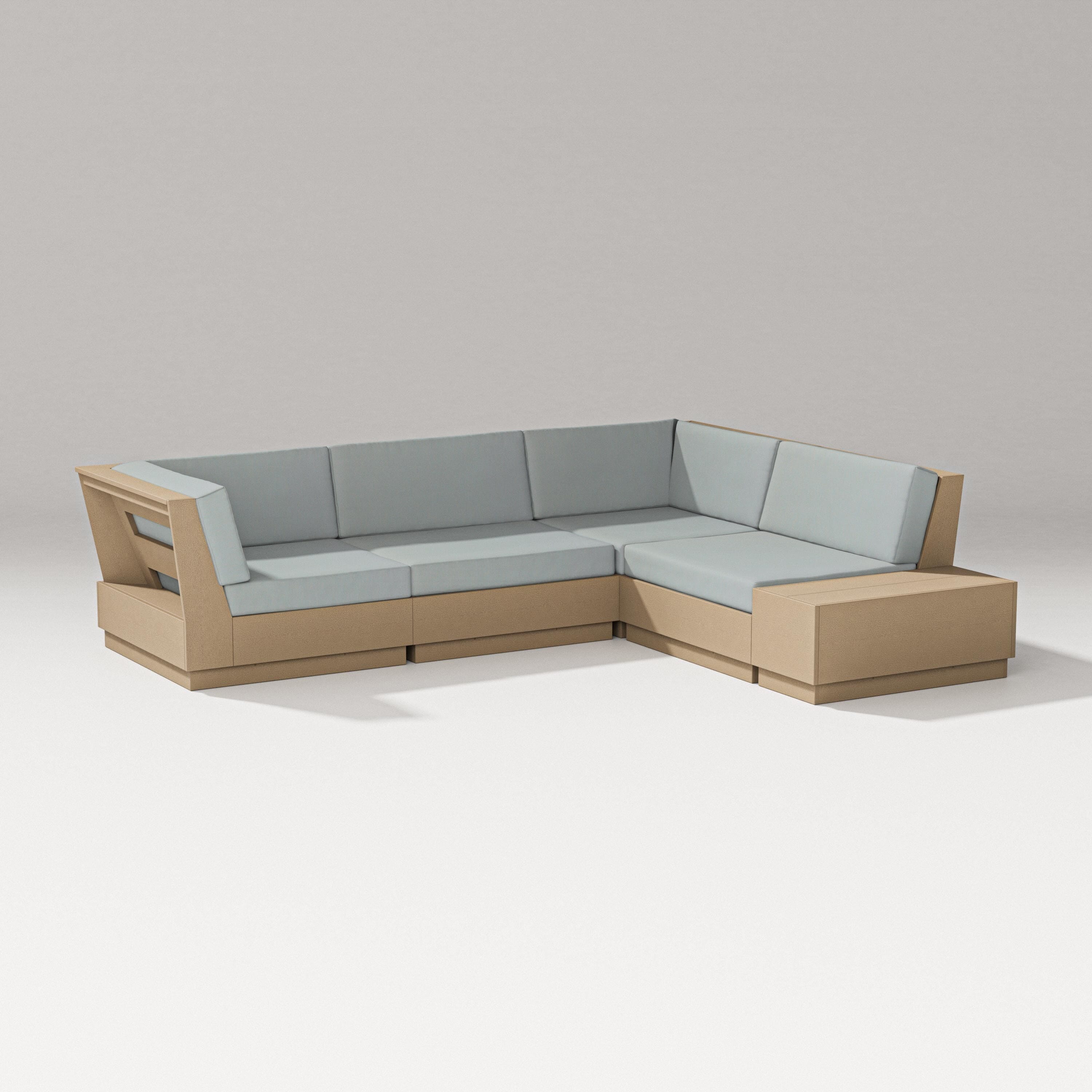 PW Designer Series Elevate Corner Sectional in Vintage Sahara / Spa