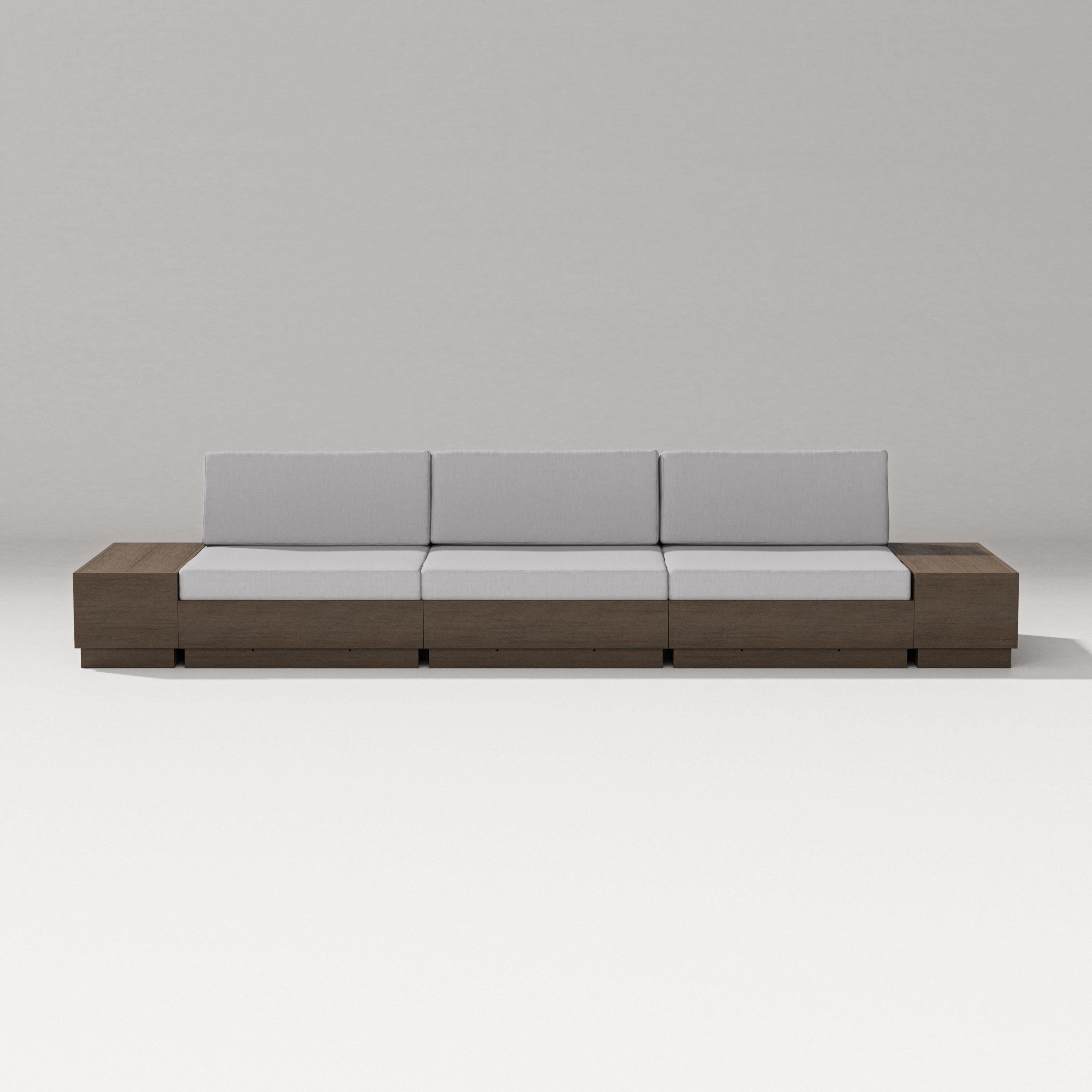 PW Designer Series Elevate Straight Sectional in Kona / Granite