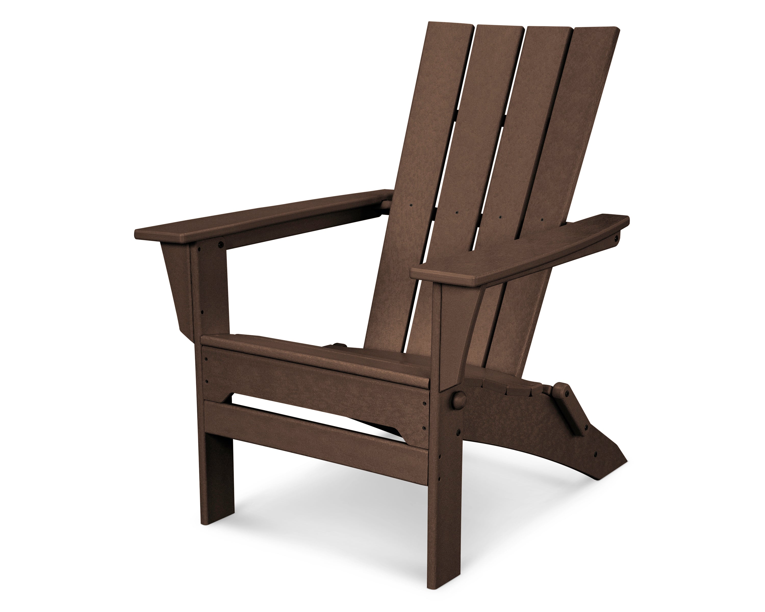 POLYWOOD Quattro Folding Adirondack in Mahogany