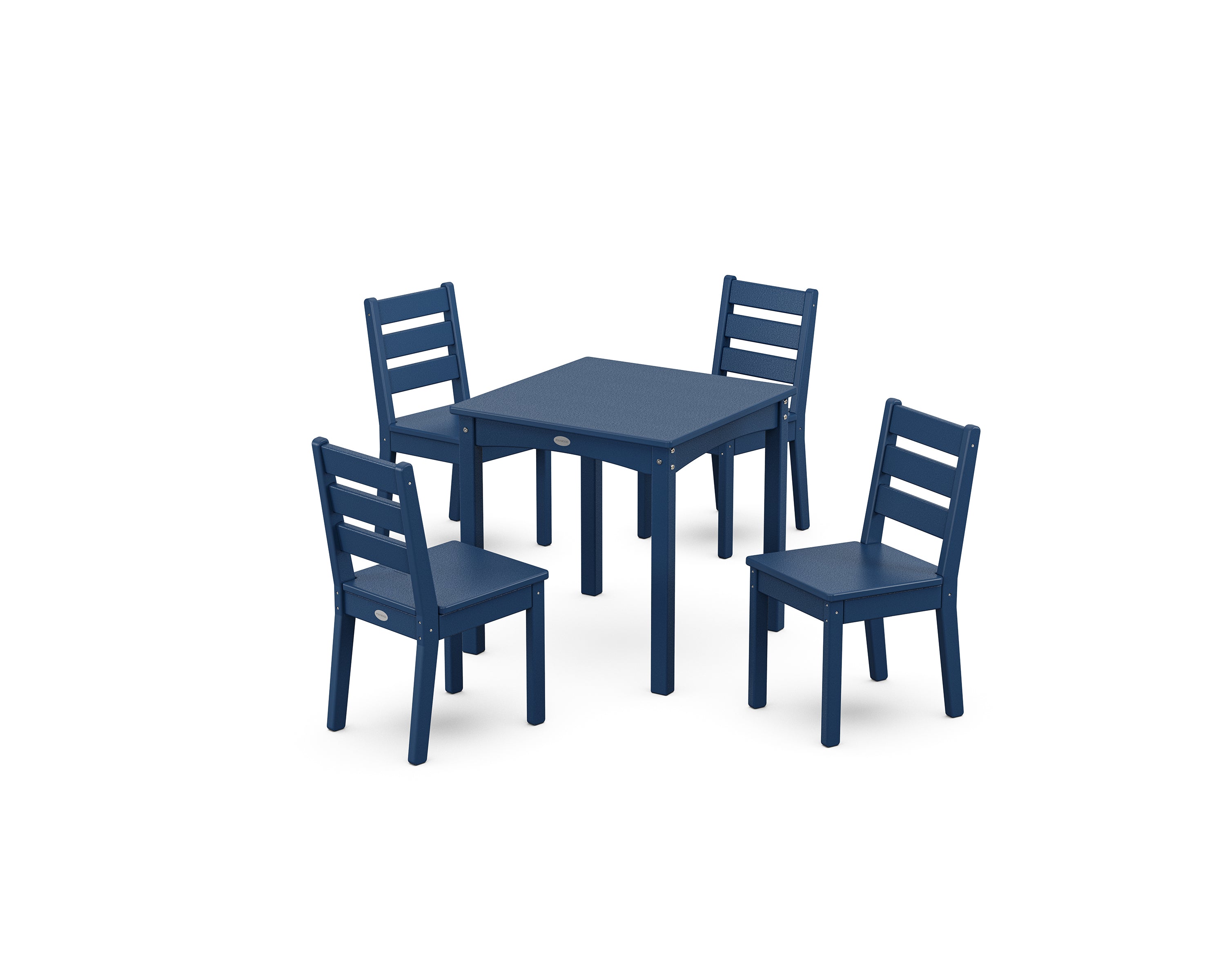 POLYWOOD Lakeside Kids 5-Piece Dining Set in Navy