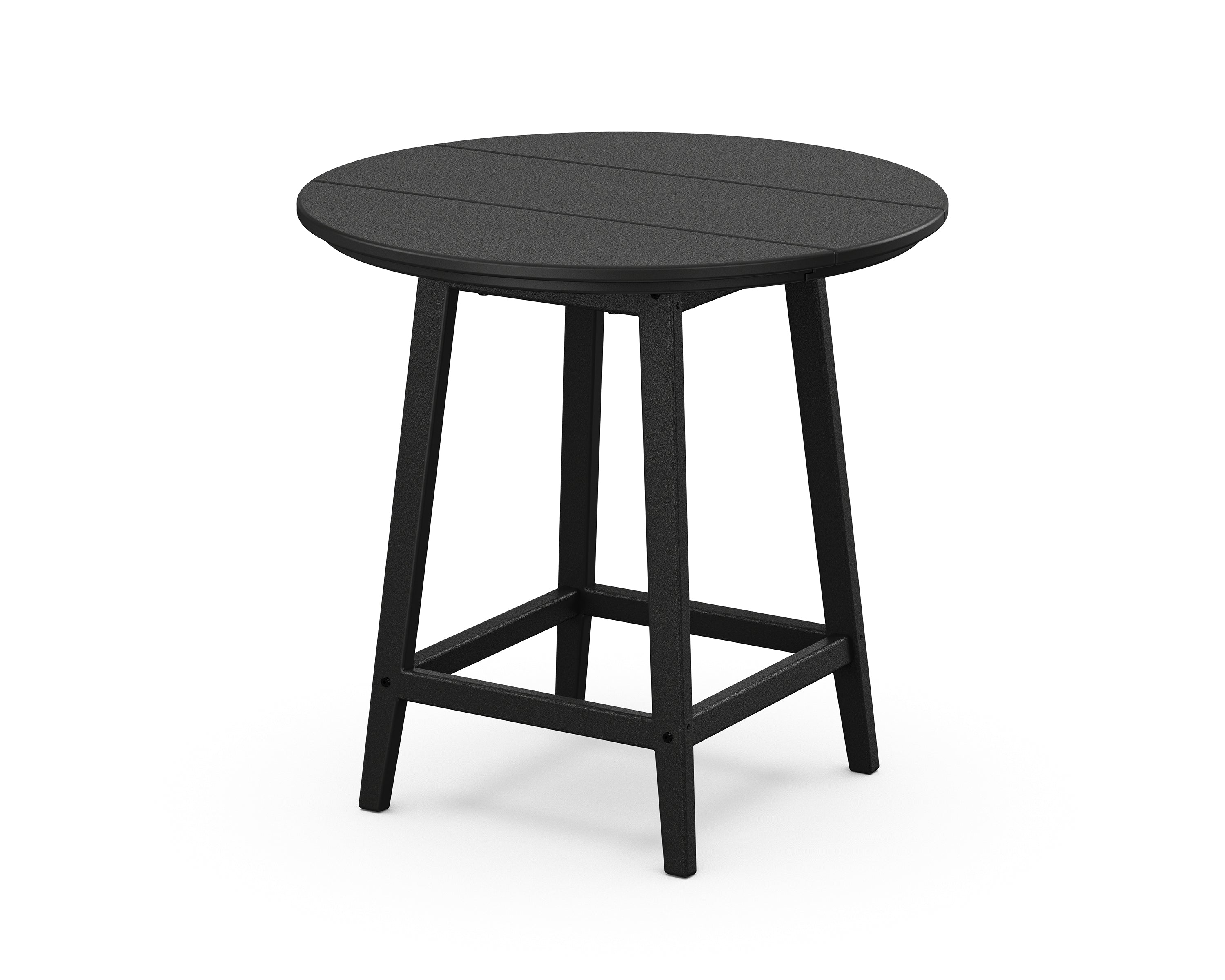 POLYWOOD Studio 30" Round Bistro Table in Black