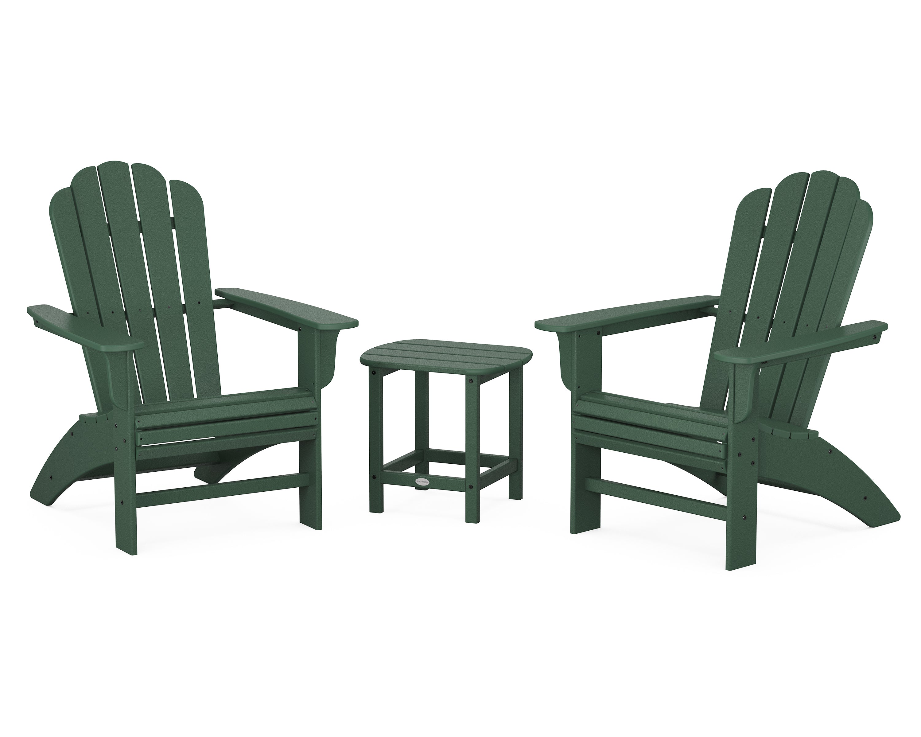 Country Living Country Living Curveback Adirondack Chair 3-Piece Set in Green