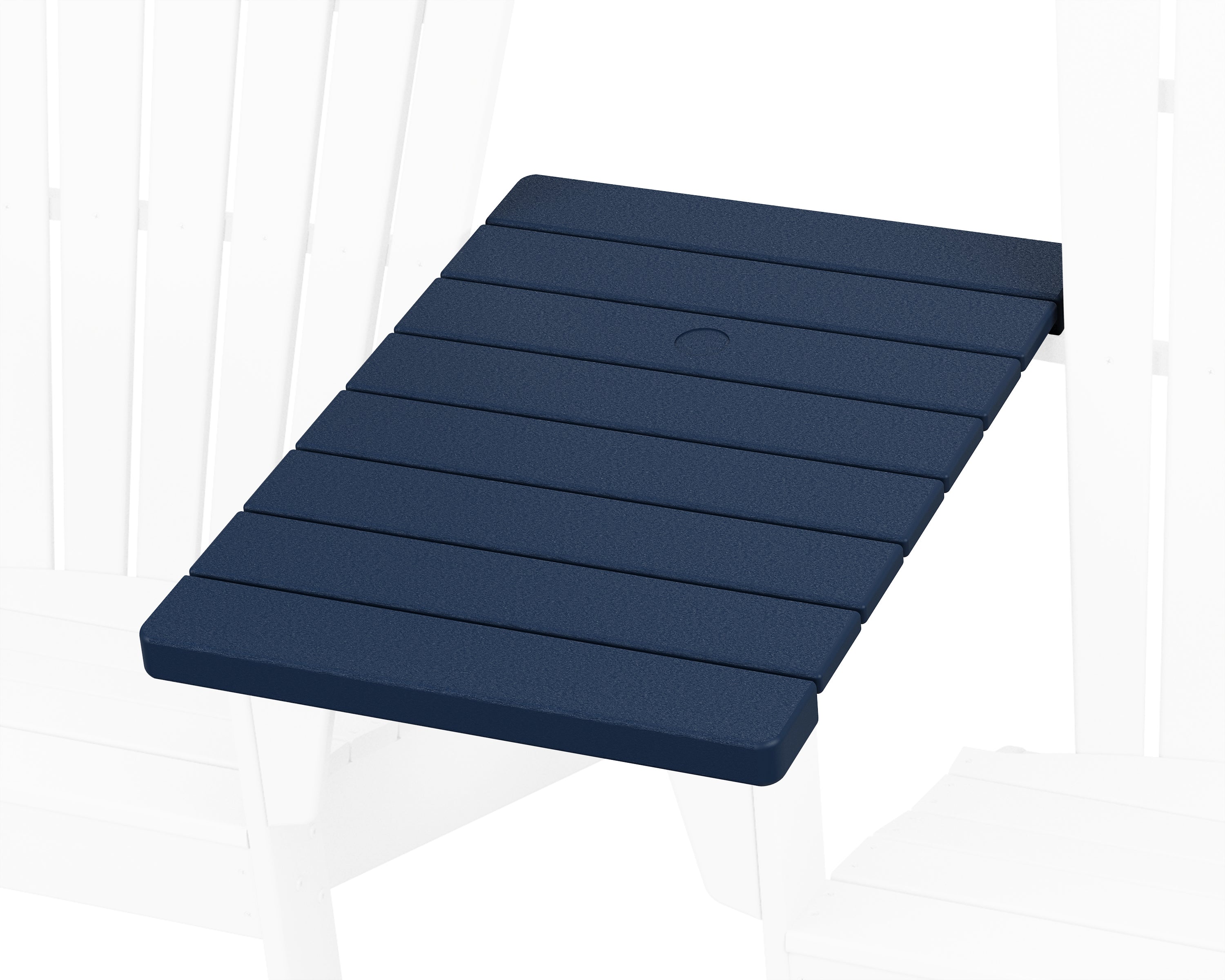 POLYWOOD Straight Adirondack Connecting Table in Navy