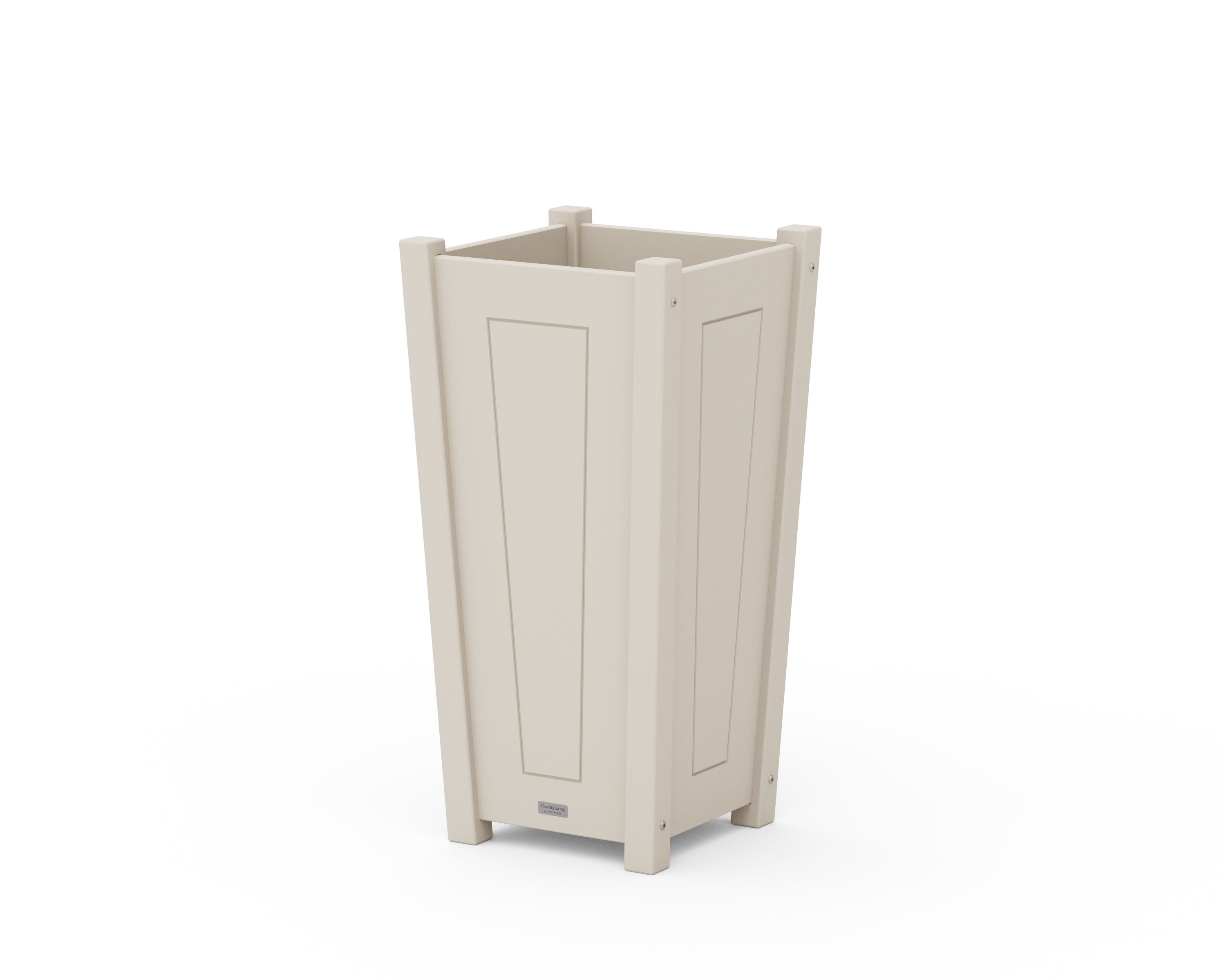 Country Living Country Living Tapered Square Planter Box in Sand