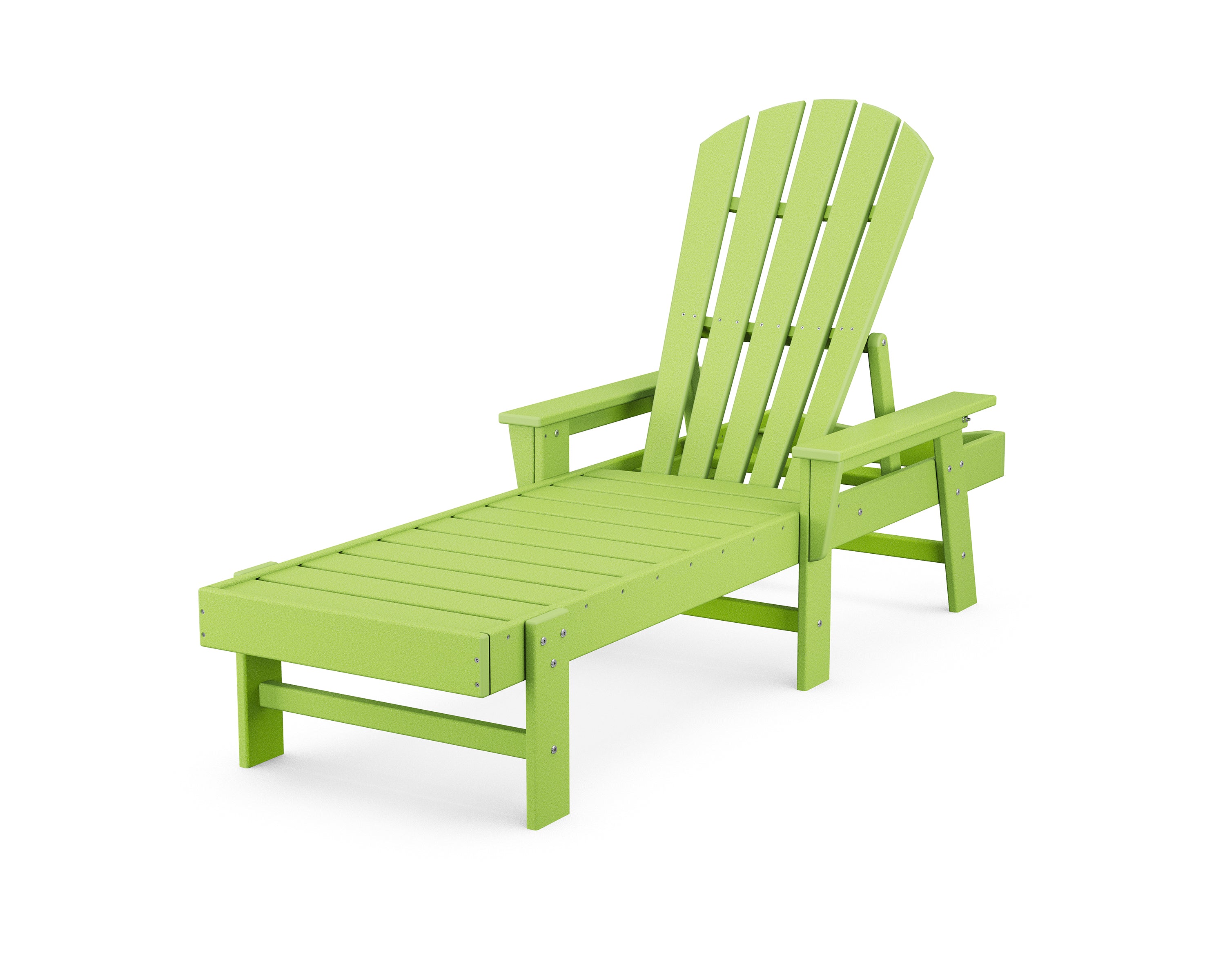 POLYWOOD South Beach Chaise in Lime