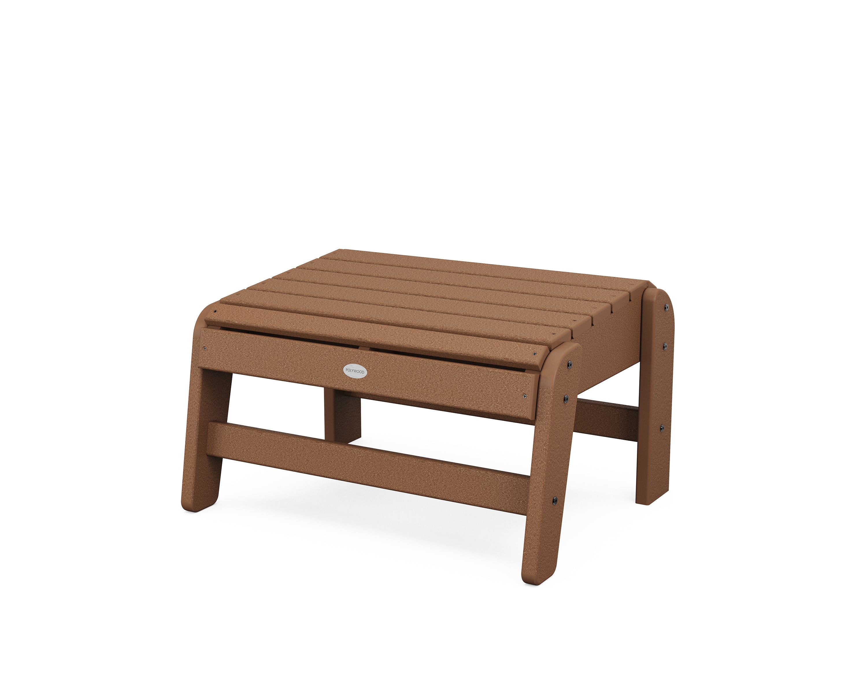 POLYWOOD Grand Adirondack Ottoman in Teak