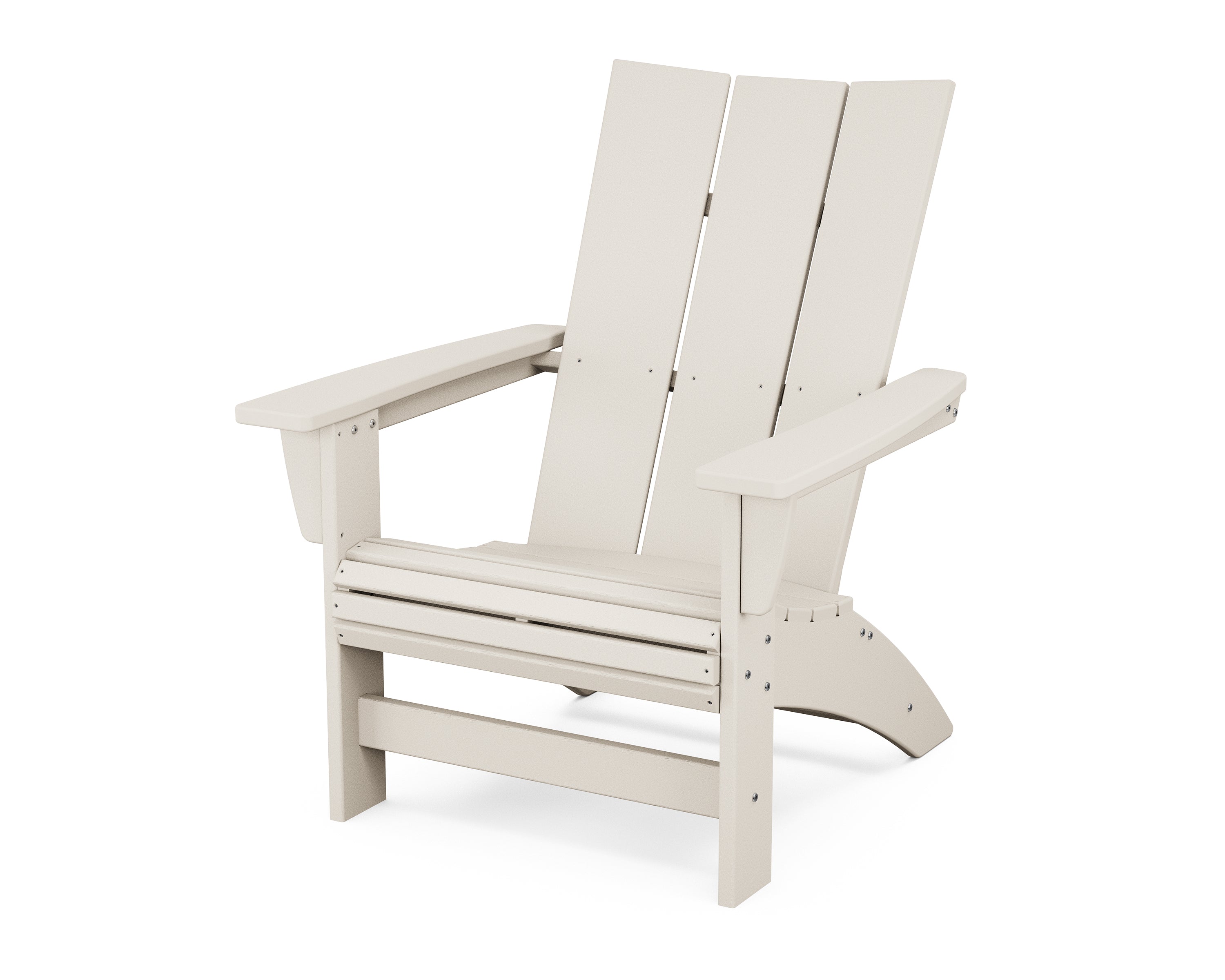 POLYWOOD Modern Grand Adirondack Chair in Sand