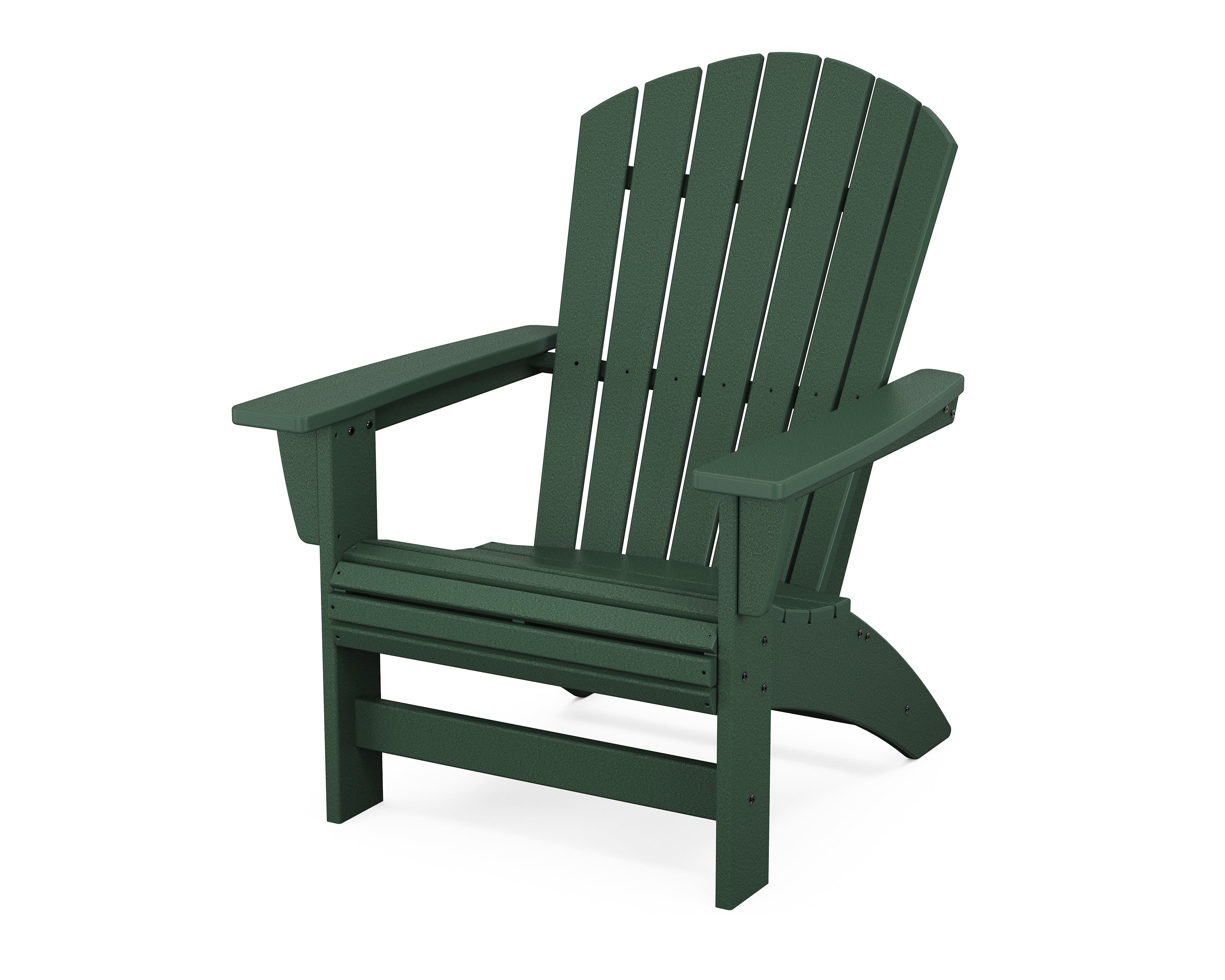 POLYWOOD Nautical Grand Adirondack Chair in Green