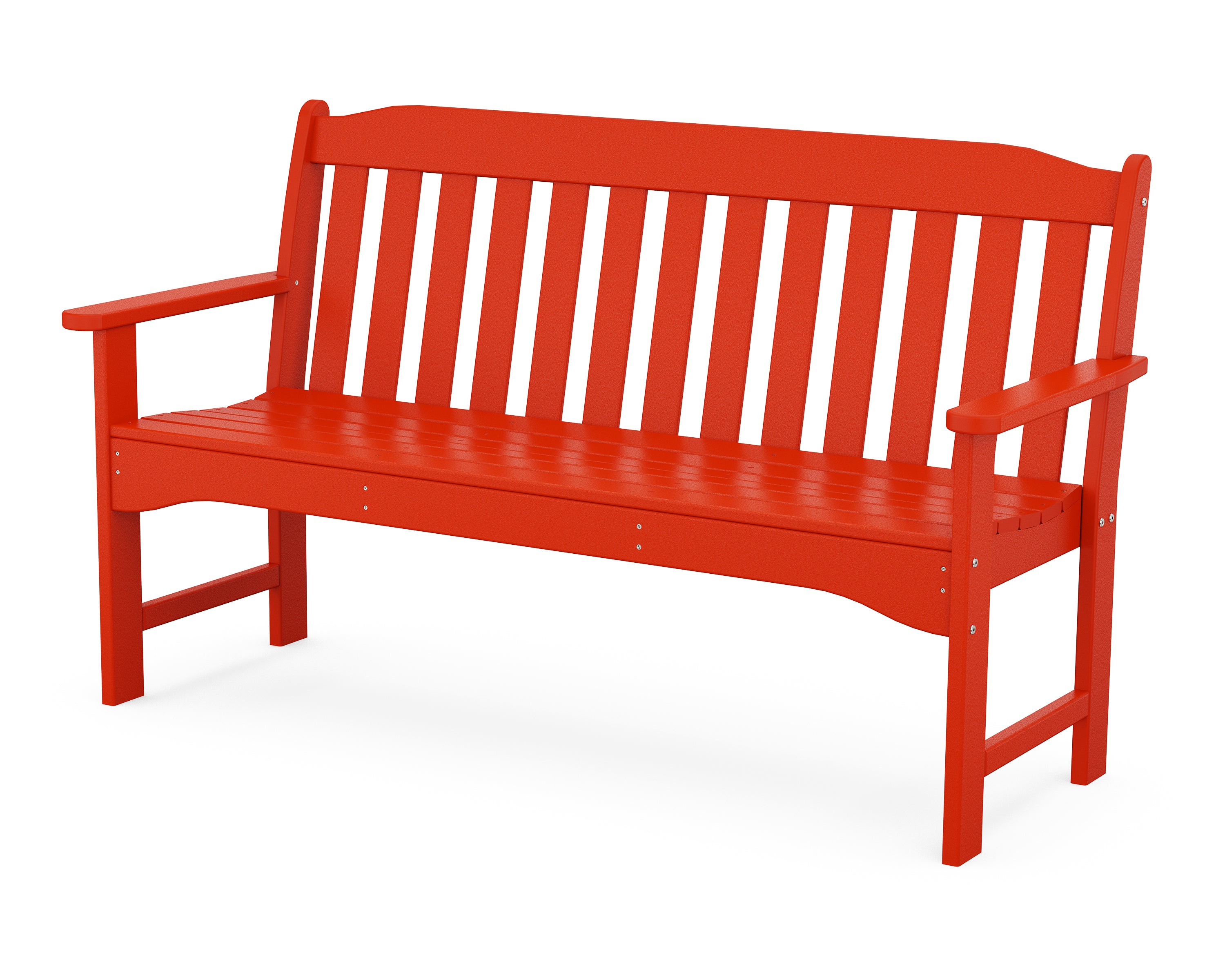 Country Living Cottage 60" Bench in Sunset Red