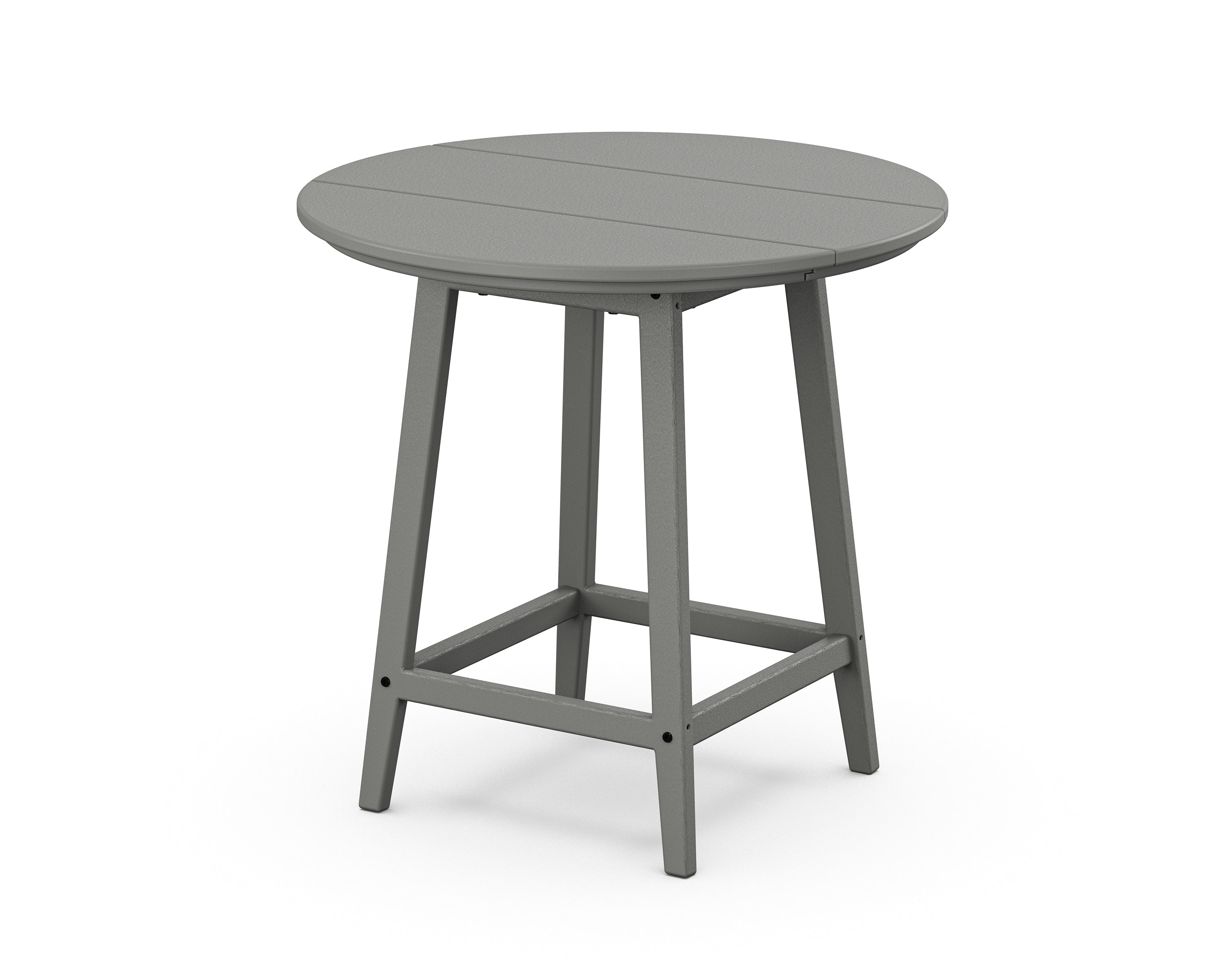 POLYWOOD Studio 30" Round Bistro Table in Slate Grey