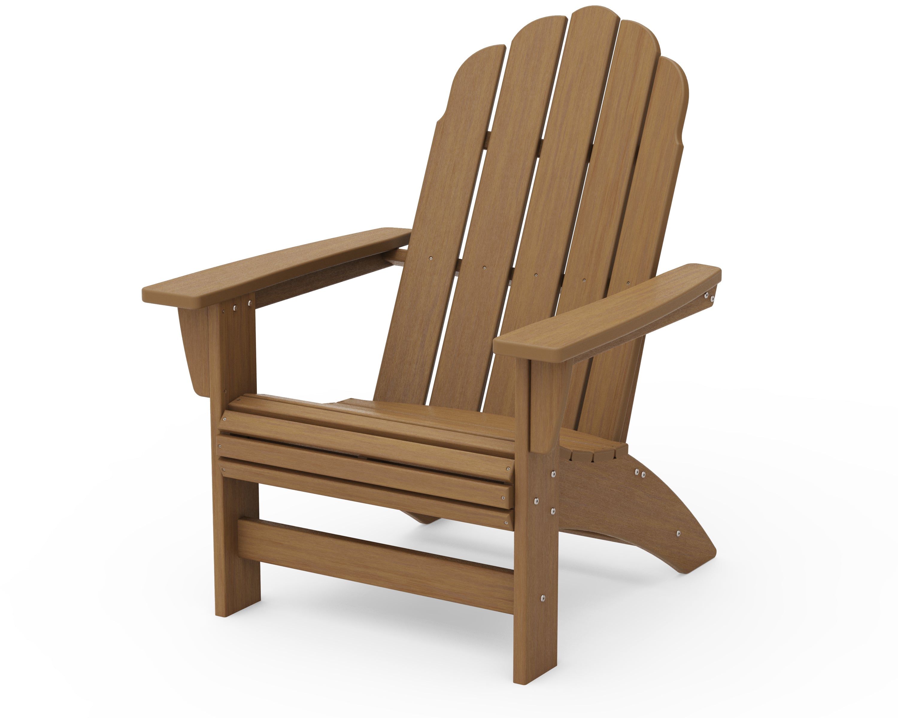 POLYWOOD Vineyard Grand Adirondack Chair in Natural