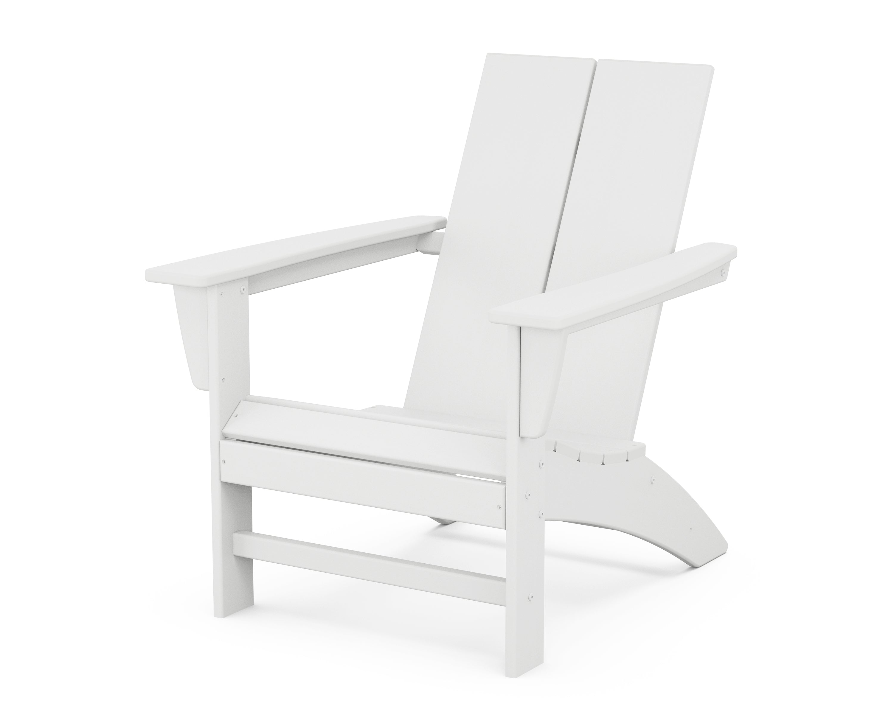 POLYWOOD Country Living Modern Adirondack Chair in White
