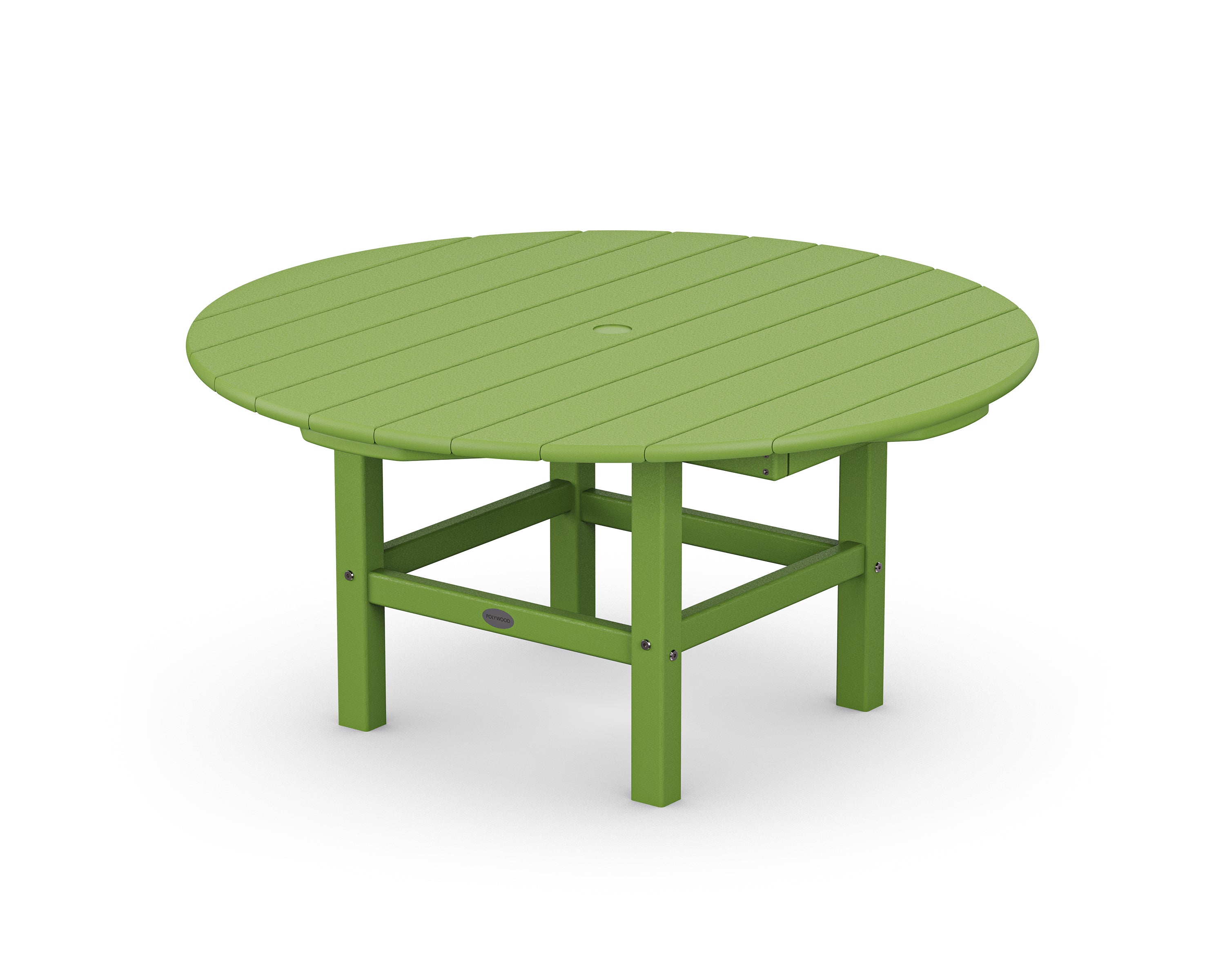 POLYWOOD Round 37" Conversation Table in Lime