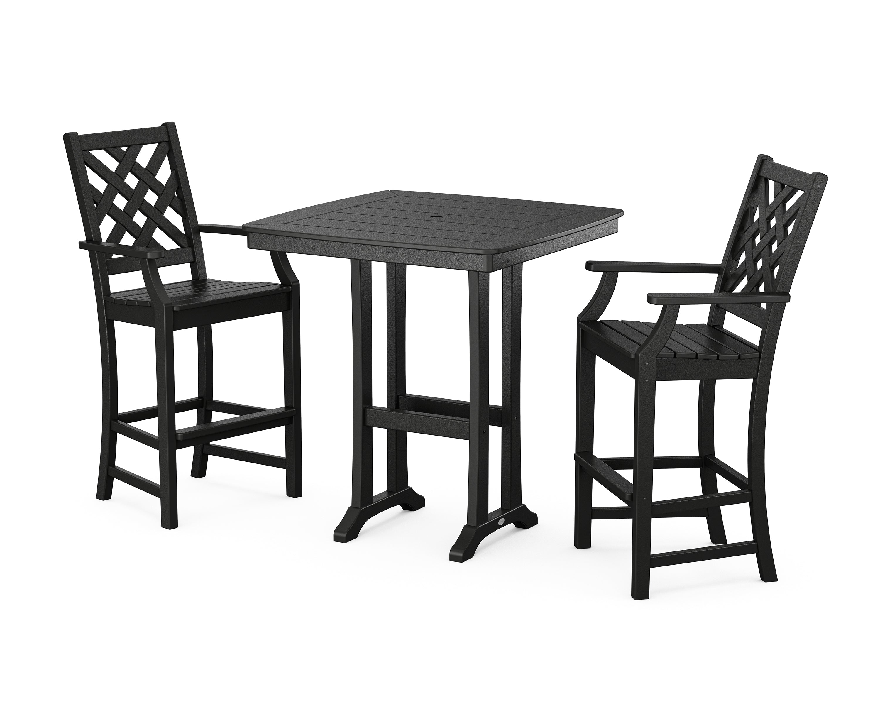 Country Living Wovendale 3-Piece Bar Set in Black