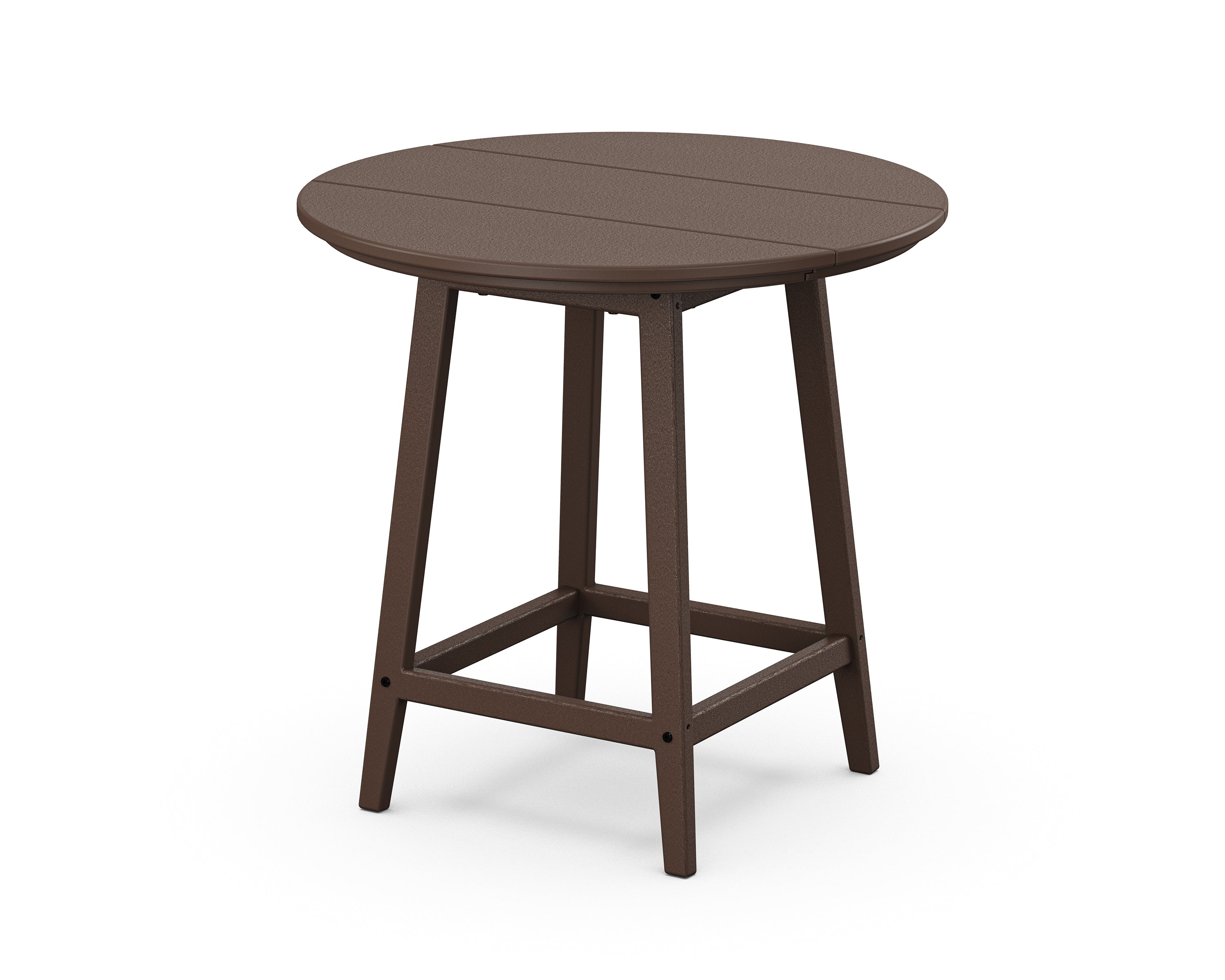 POLYWOOD Studio 30" Round Bistro Table in Mahogany