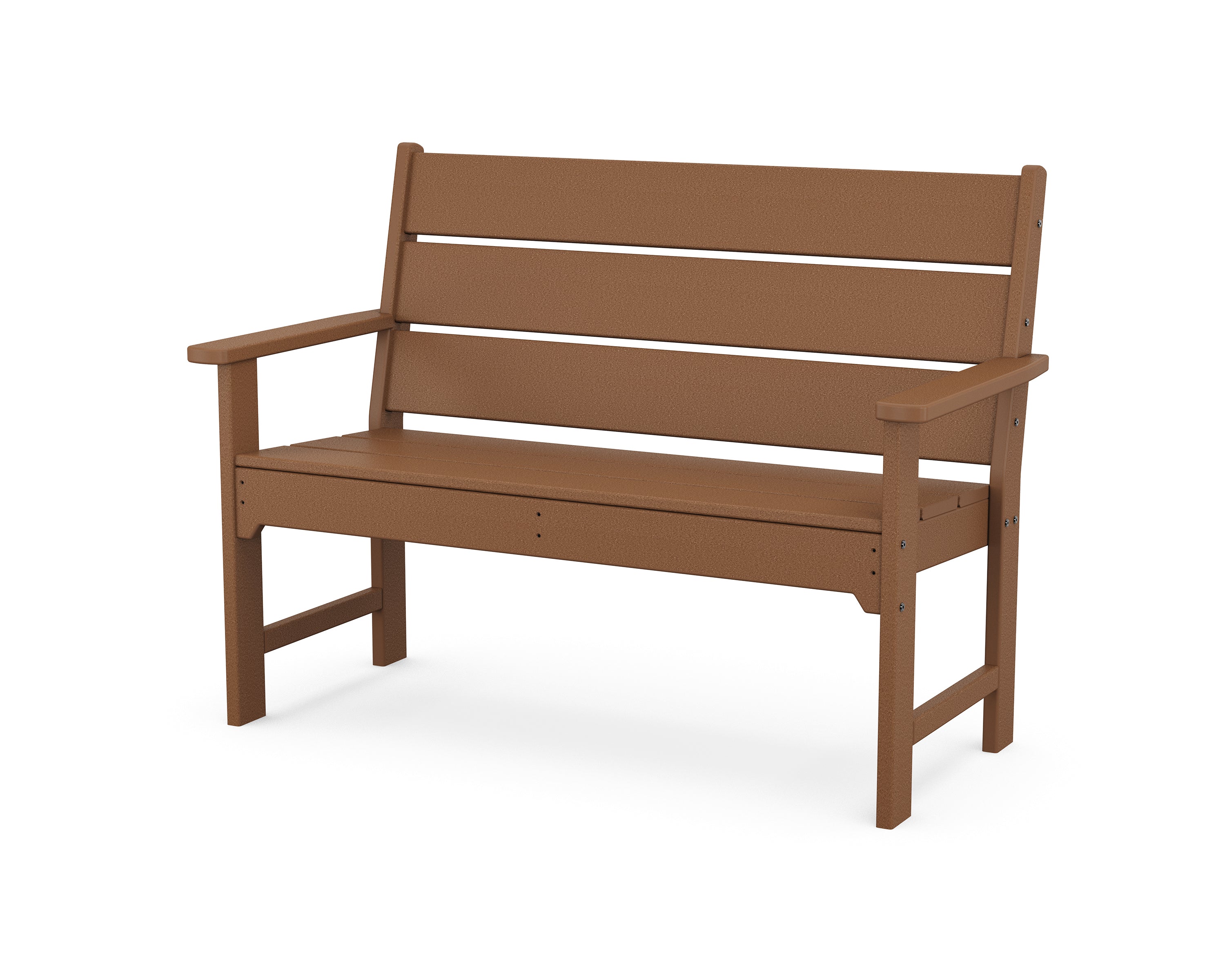POLYWOOD Lakeside 48" Bench in Teak