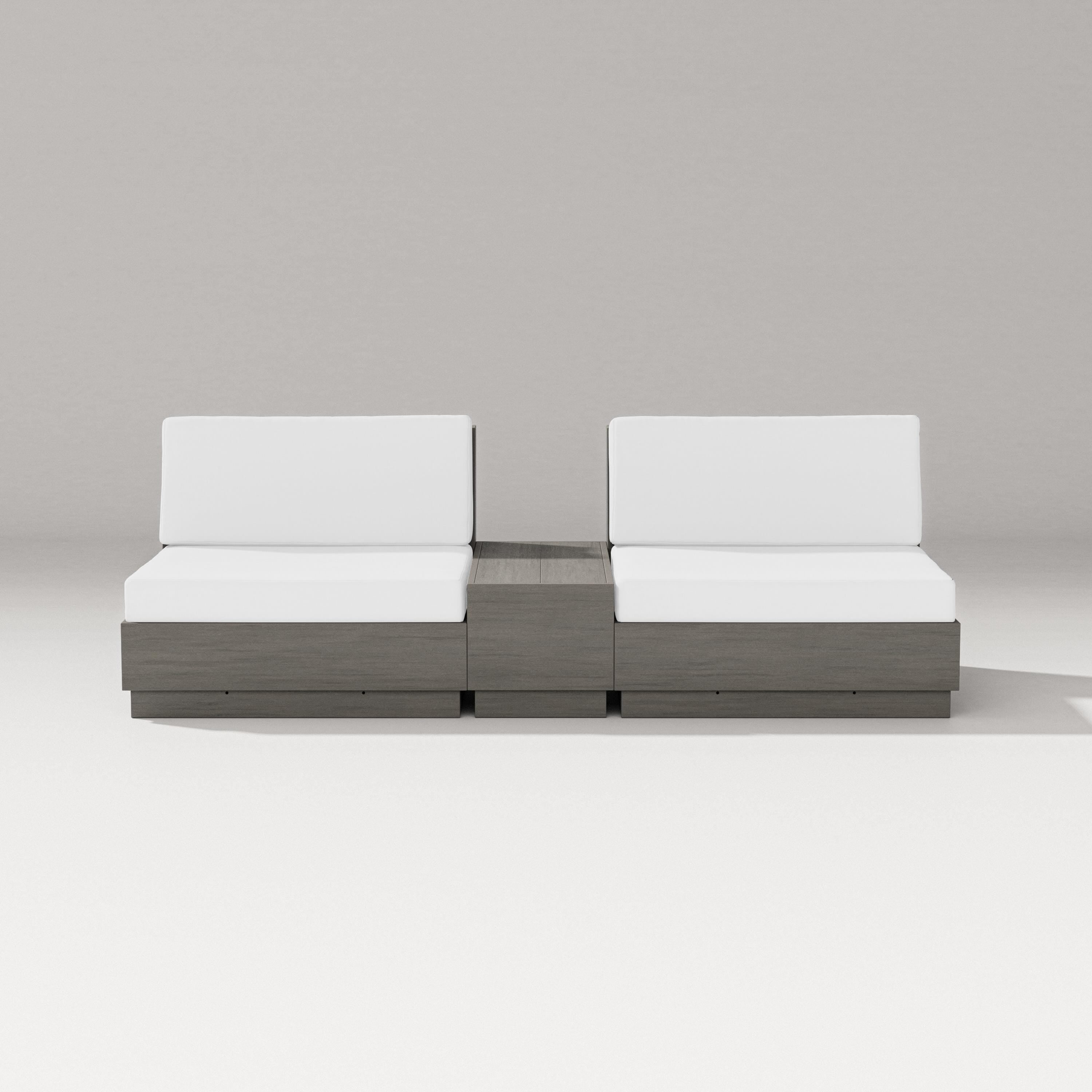 PW Designer Series Elevate Lounge Chair Set in Driftwood / Natural