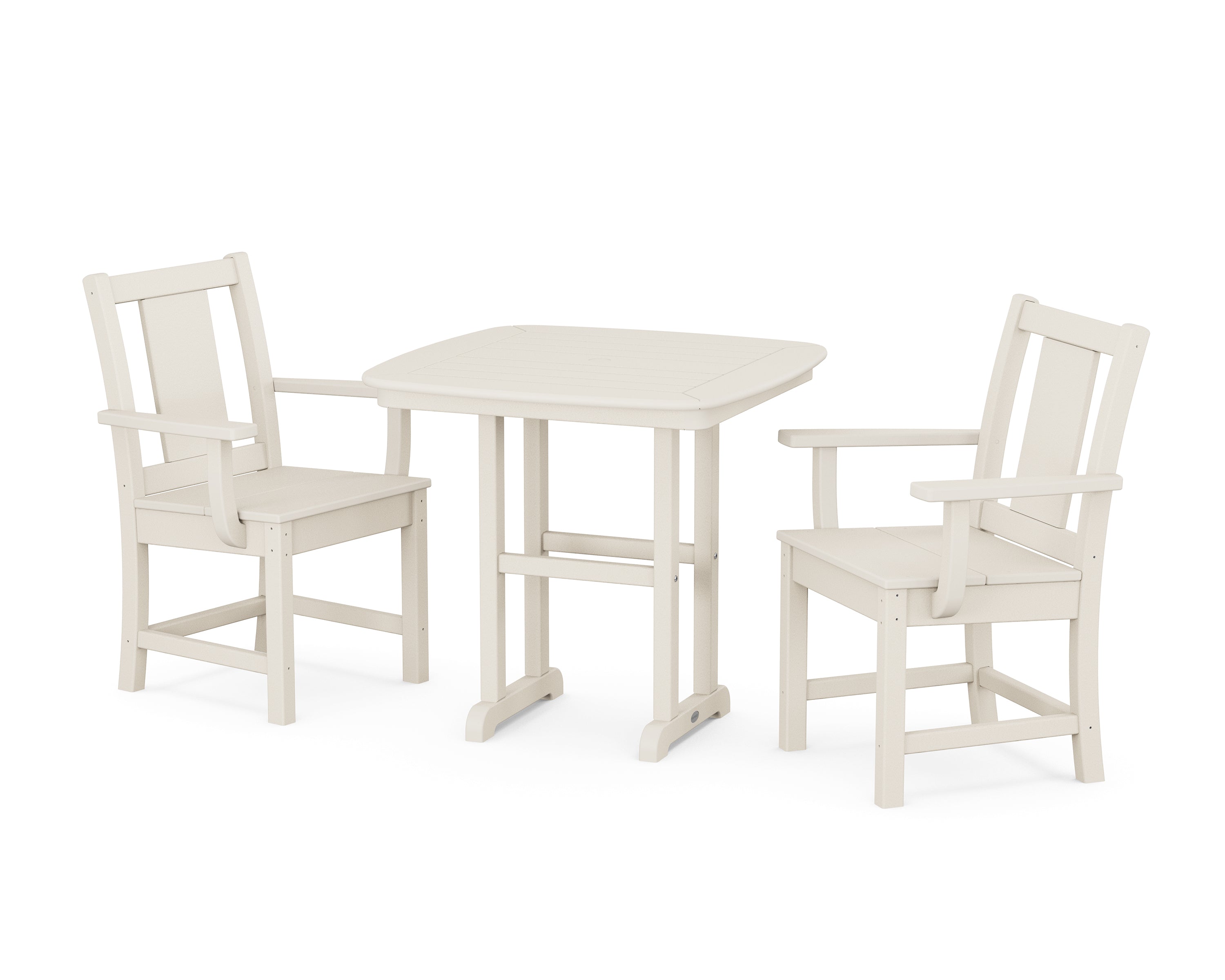 POLYWOOD Prairie 3-Piece Dining Set in Sand