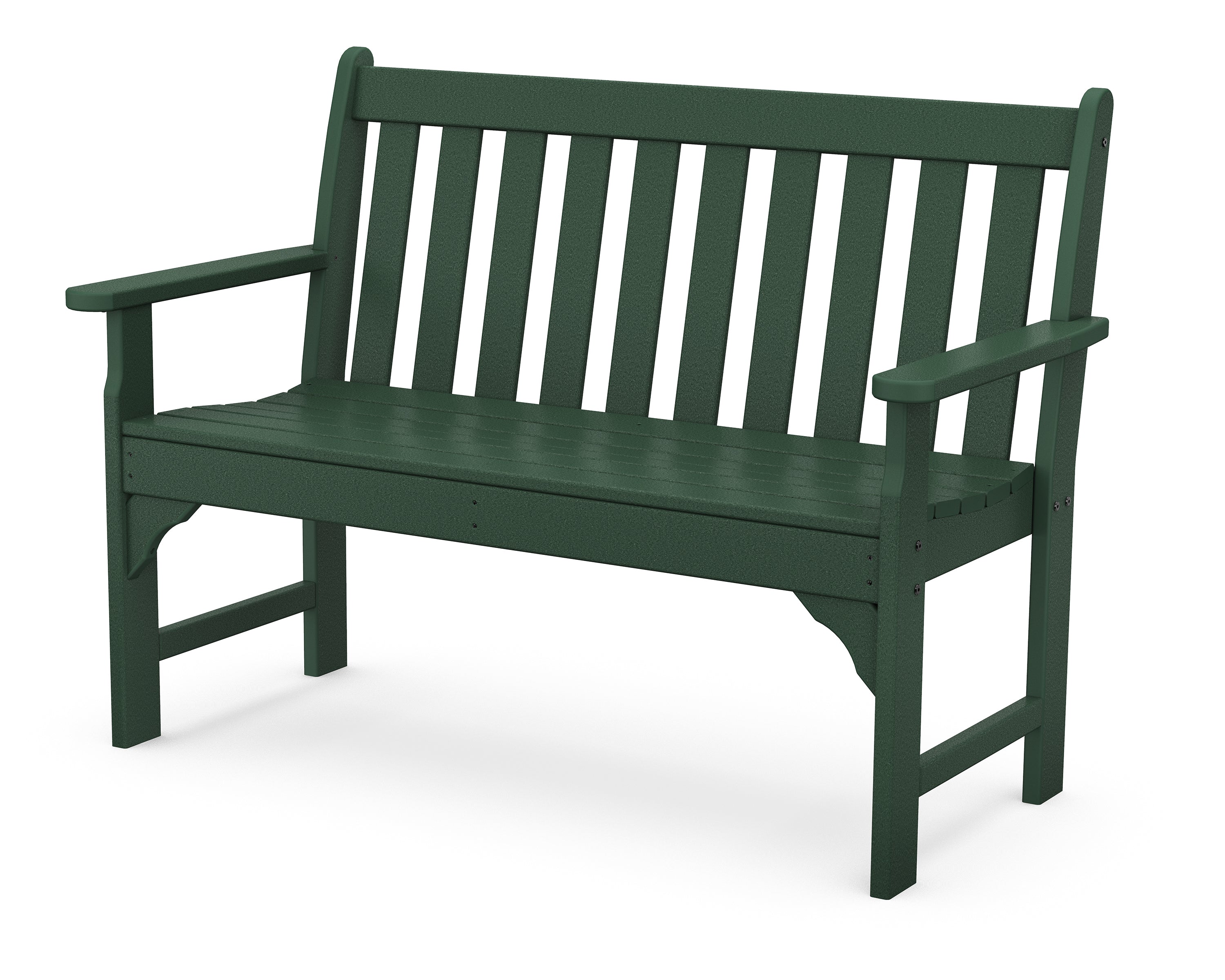 POLYWOOD Vineyard 48" Bench in Green