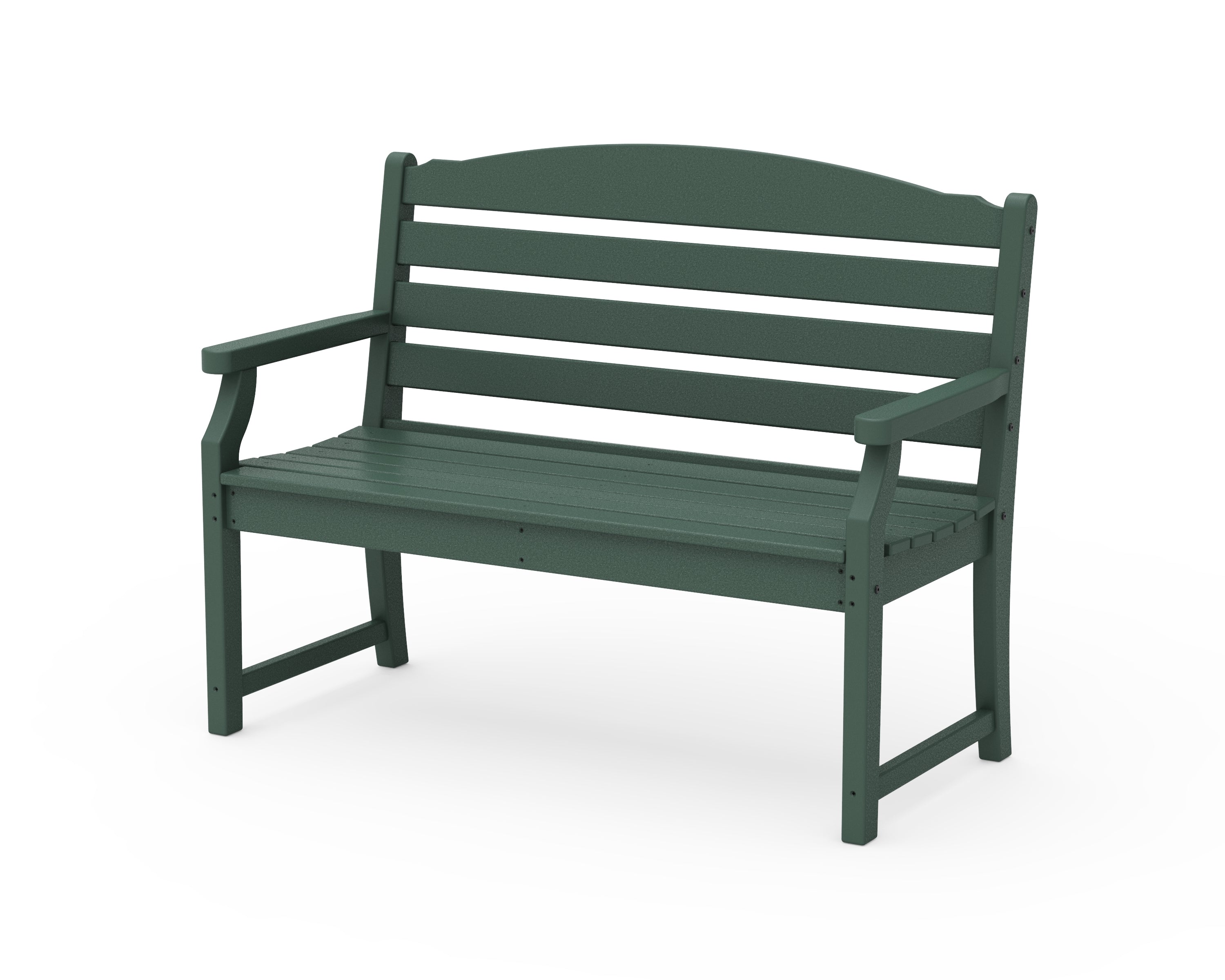 POLYWOOD Savannah 48” Bench in Green