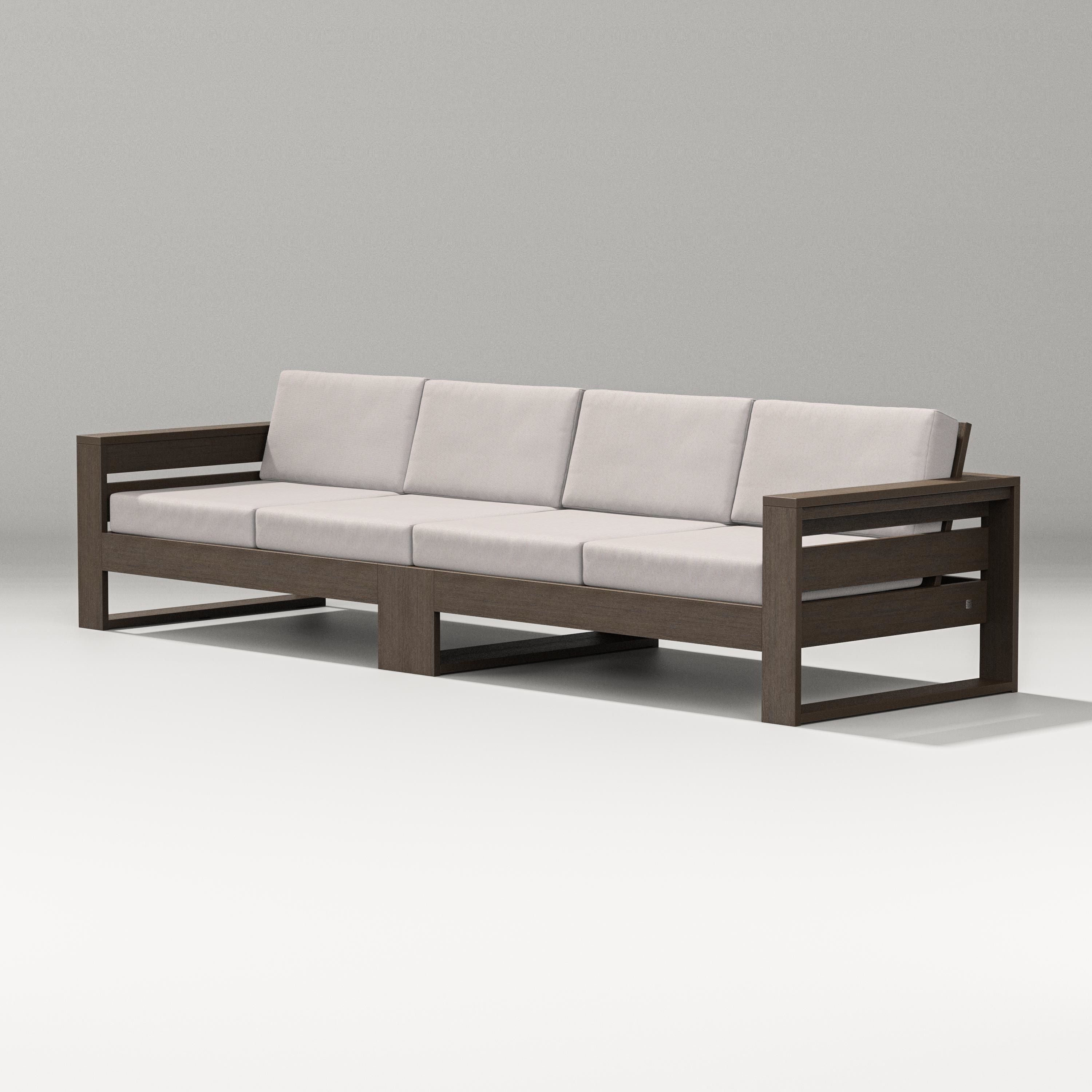 PW Designer Series Latitude Straight Sectional in Kona / Dune Burlap