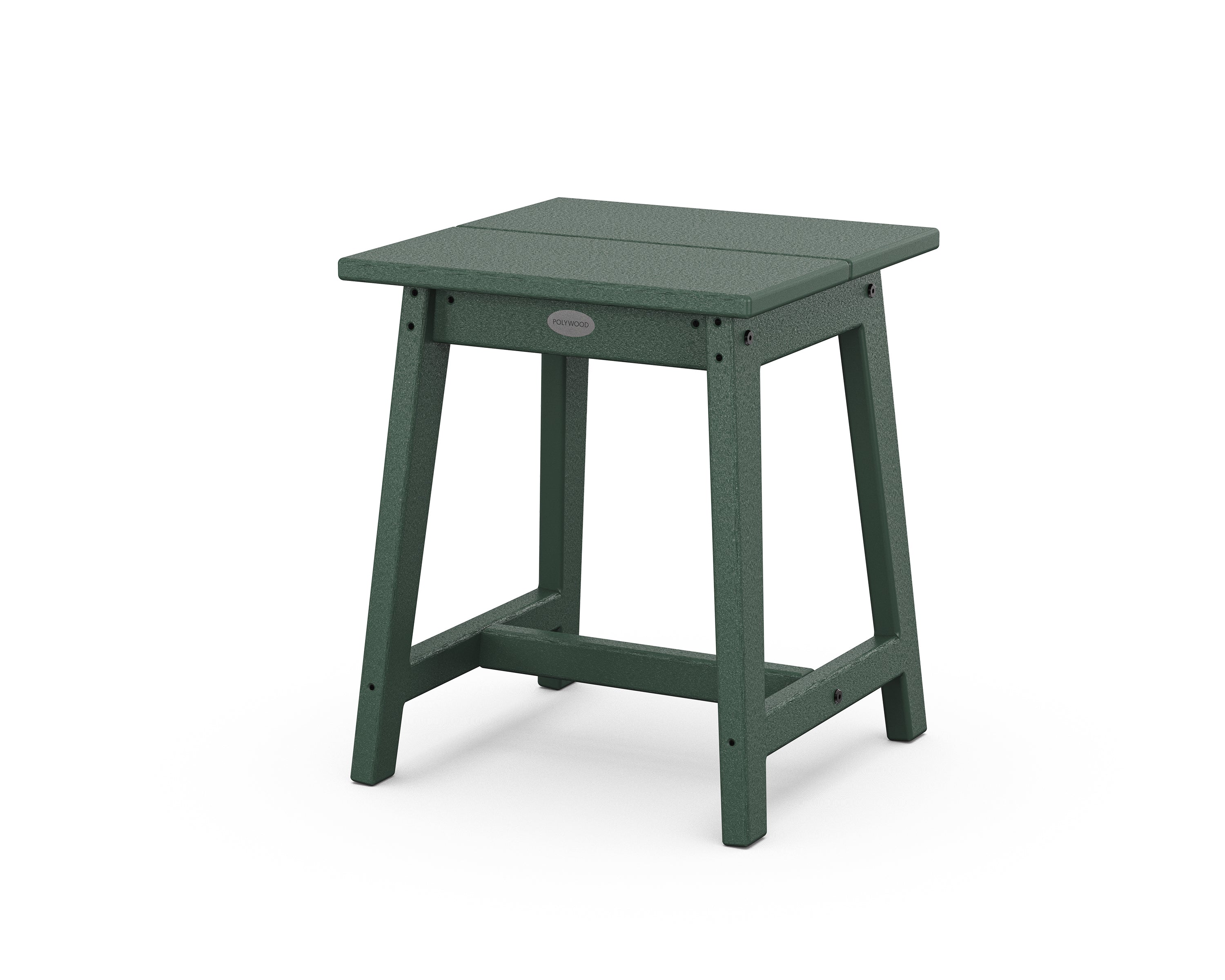 POLYWOOD Studio Side Table in Green