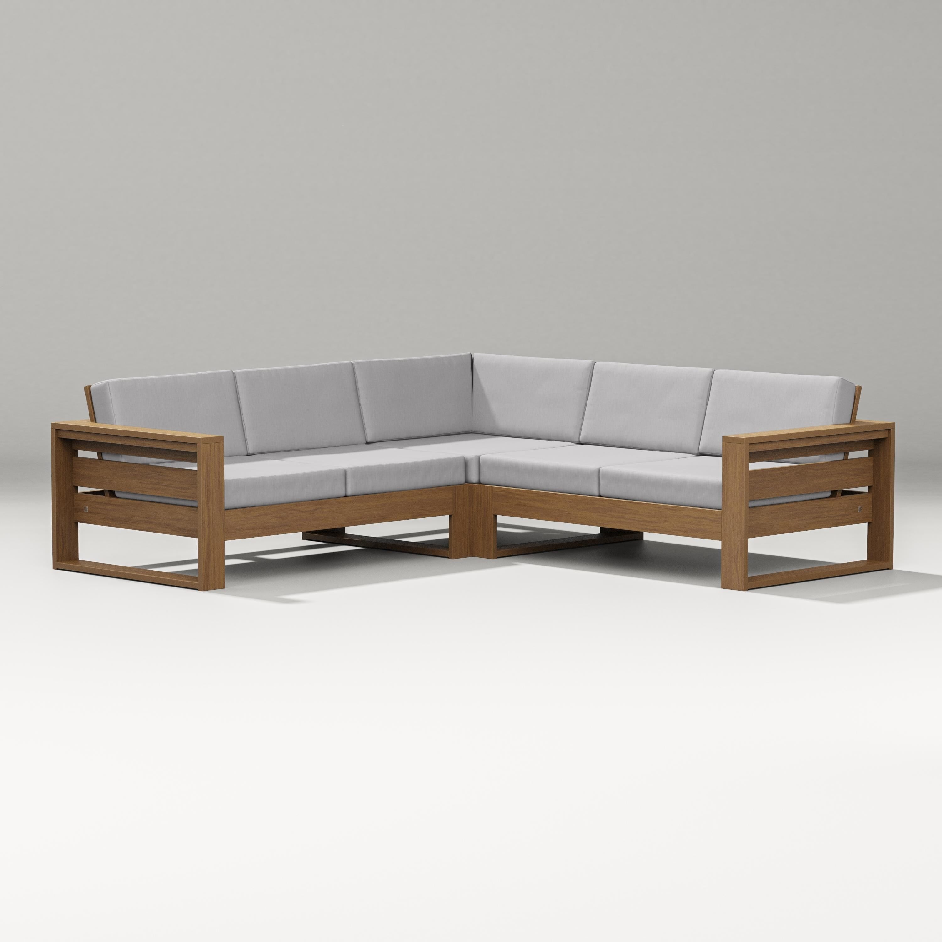 PW Designer Series Latitude Corner Sectional in Natural / Granite