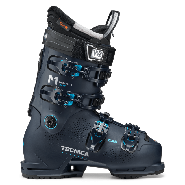 Ladies, the Mach 1 LV 95 W with T-Drive Technology is a ski boot has it all: performance, comfort and warmth. Specifically designed for the advanced female skiers with narrow feet who want a more forgiving flex.