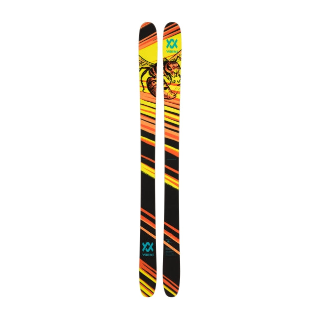 "BUILT TOGETHER!" The design concept of the Völkl Freeski Family goes into the fourth round! The complete Revolt Range was designed by Swiss illustrator Benjamin Güdel and the Revolt 96 replaces the Revolt 95.
