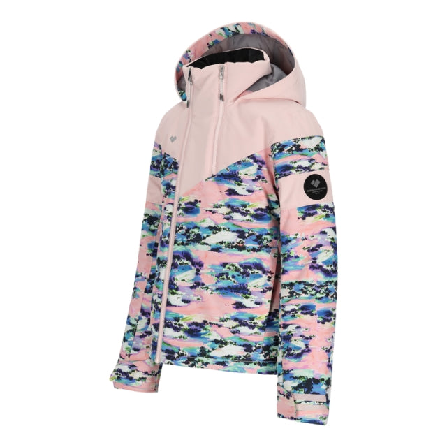 The Taja Print Jacket combines chic patterning, an elongated silhouette, and ski-ready features, we wanted it to be perfectly at home in your favorite cafe, or your favorite resort.