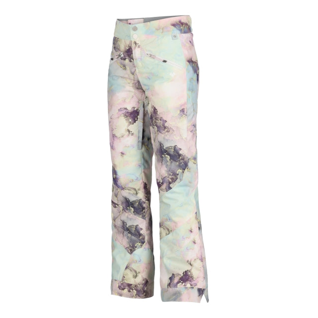 Tackle winter adventure in Obermeyer-exclusive prints with the Jessi Print Pant. The head-turning Jessi brings a fun, sport-inspired style to your next adventure
