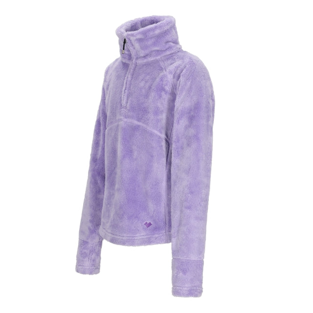 An everyday layering essential, the Furry Fleece Top works as a base layer or a mid layer. With low-profile, flat seam construction and soft double-sided fleece, the Furry Fleece Top is extra-cozy while still maintaining a slim, modern silhouette. Thumbhole cuffs and a zip mock neck closure make for easy, comfortable layering.