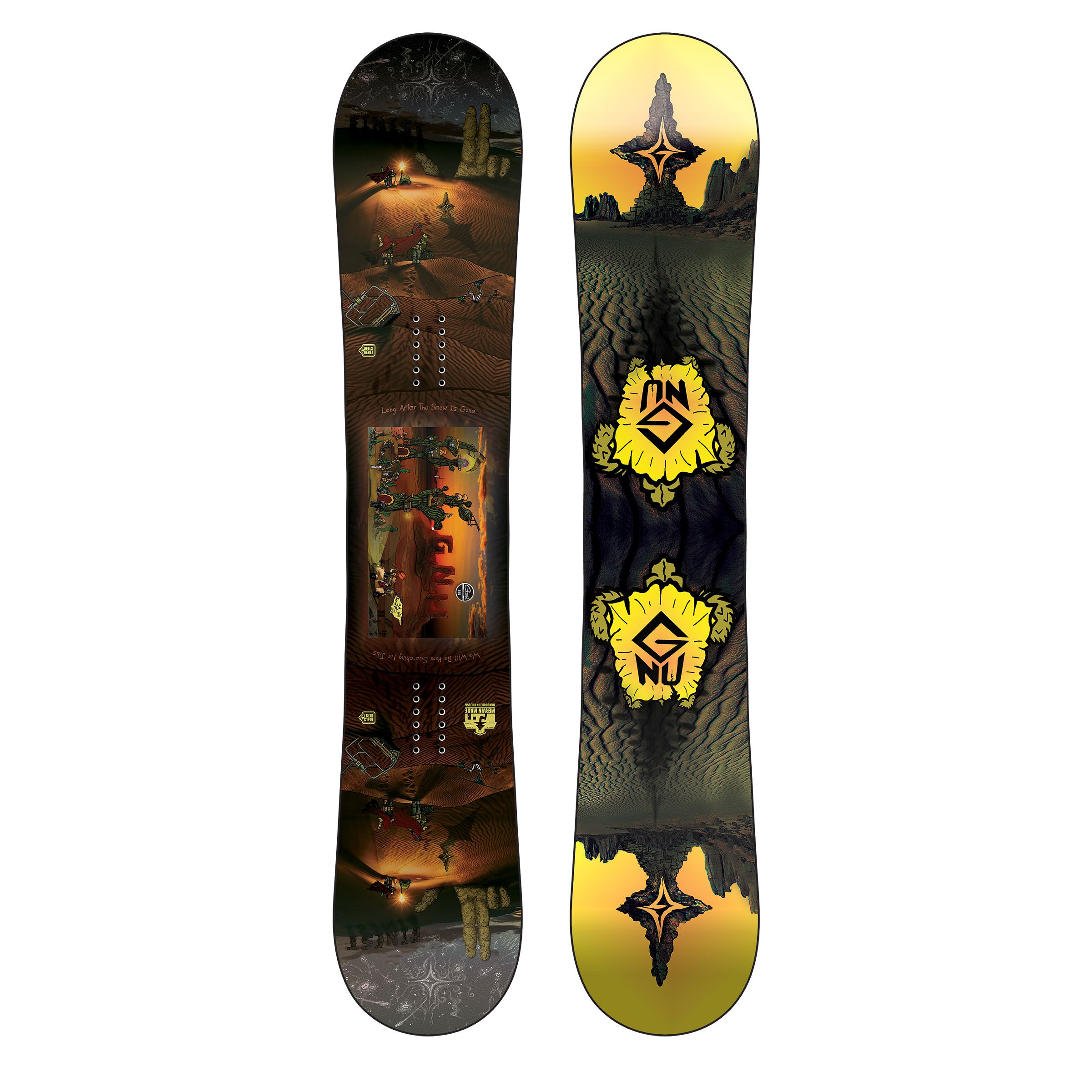 Ships Next Day Gnu Finest Men's Snowboard 22/23