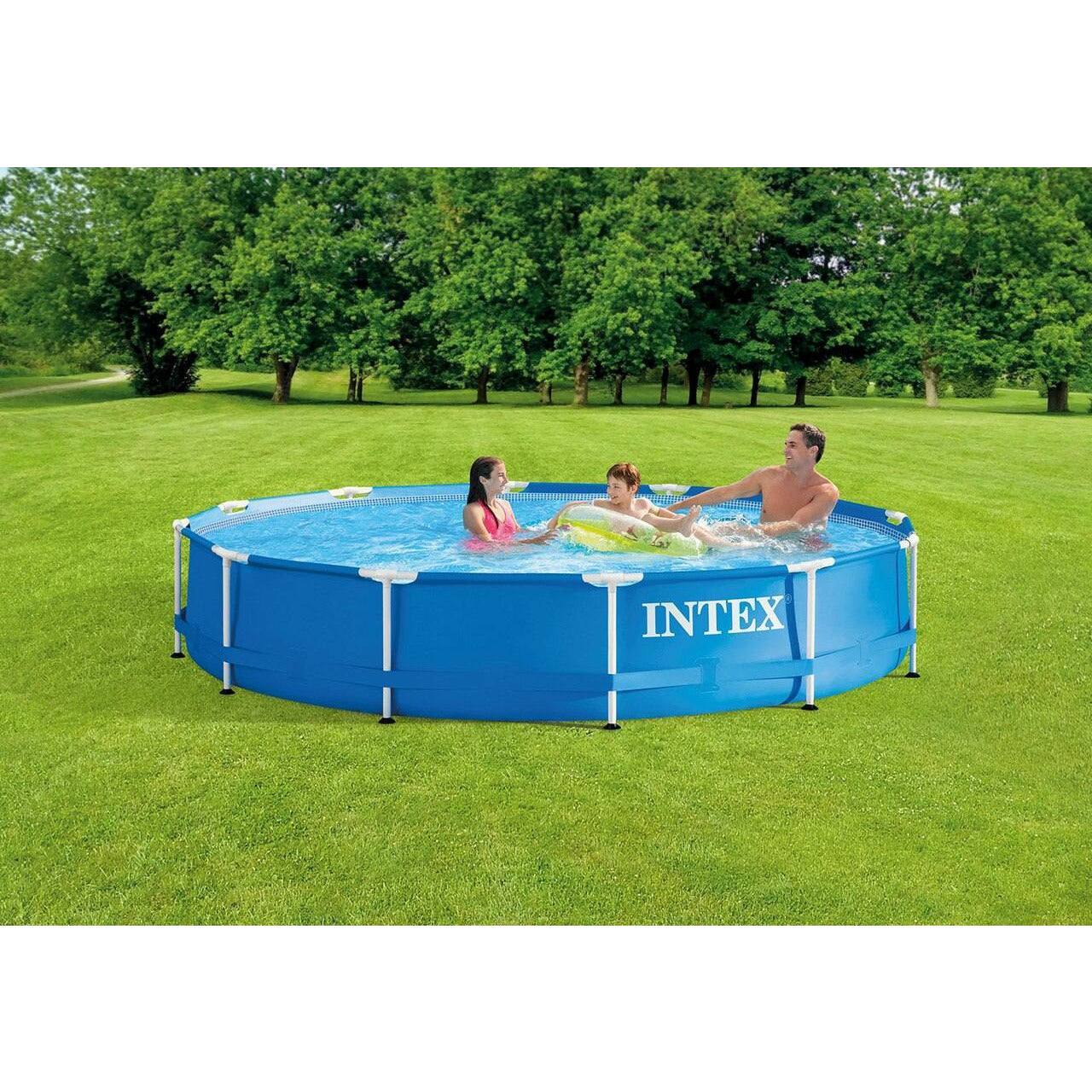 Intex metal frame on sale pool 12x30