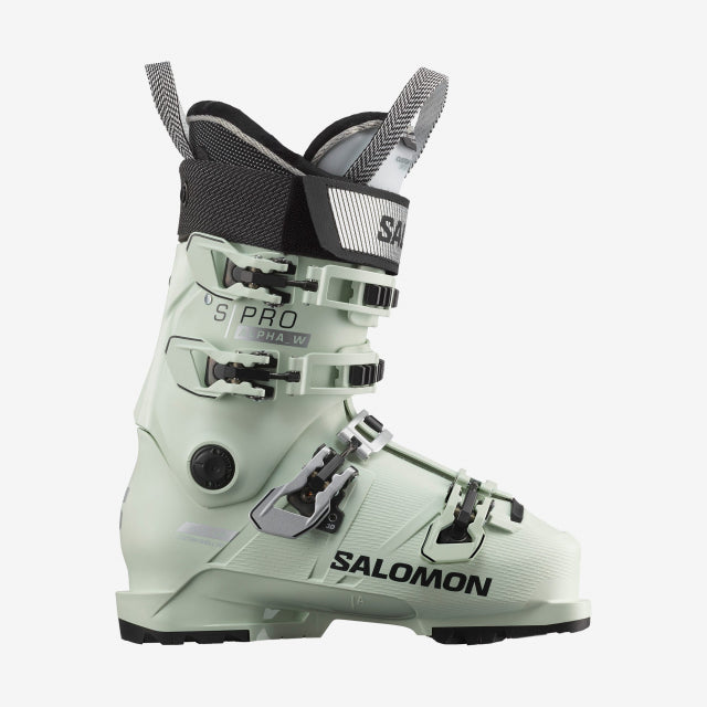 eveloped for women looking for outstanding performance that easily adapts to the shape of their feet Salomon's S/PRO ALPHA 100 W sets a new standard in comfort and performance levels.
