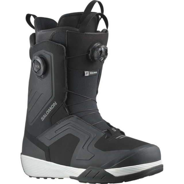 The Dialogue Dual BOA features a precise fit and progressive flex focused on freestyle performance. This mid-flexing boot features zonal customization and our Precision Harness securing your heel to provide an articulated fit. Built with FTR construction the Dialogue offers a light and durable design with superior grip and dampening underfoot.