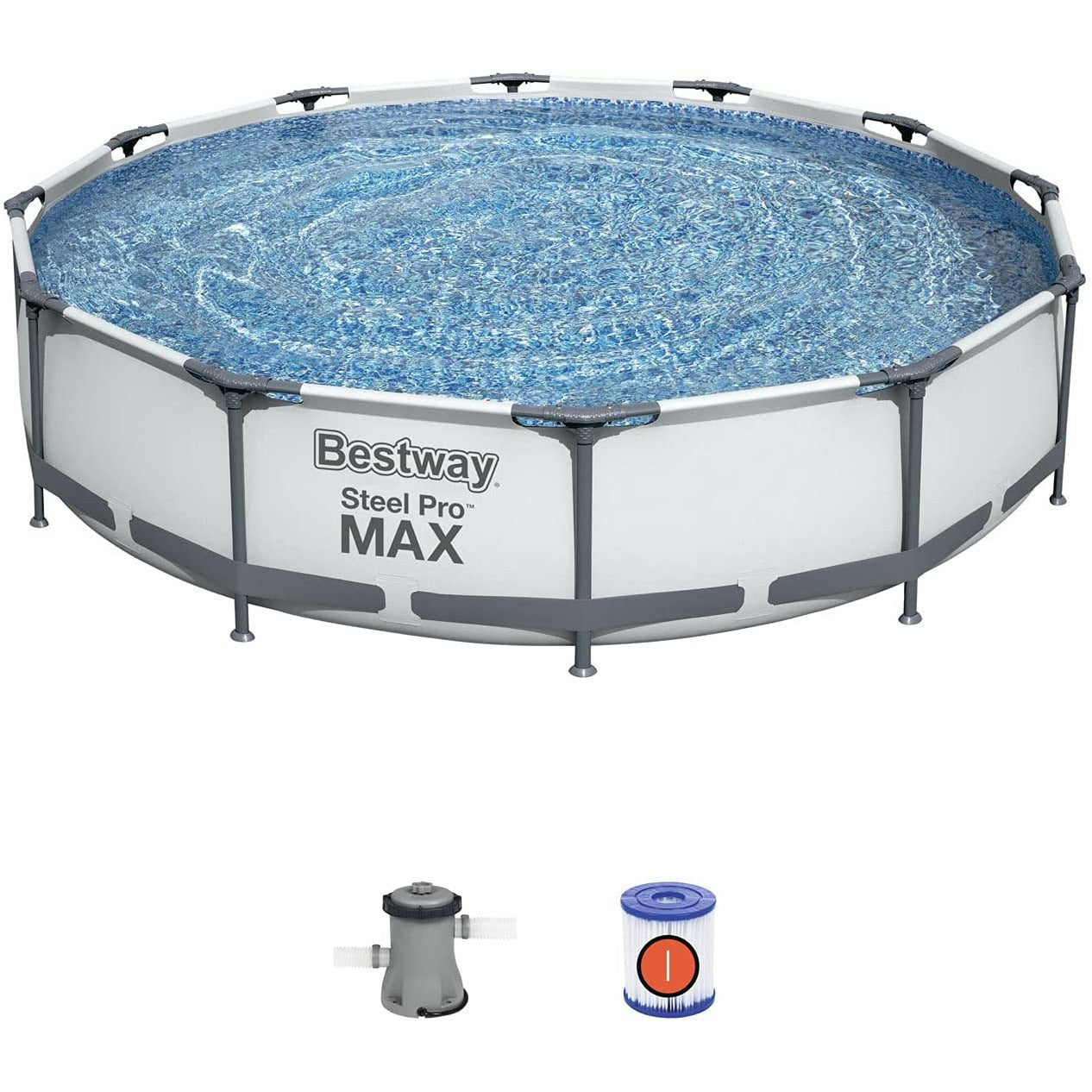 Bestway 12' X 30" Steel Pro Max Easy Set Pool