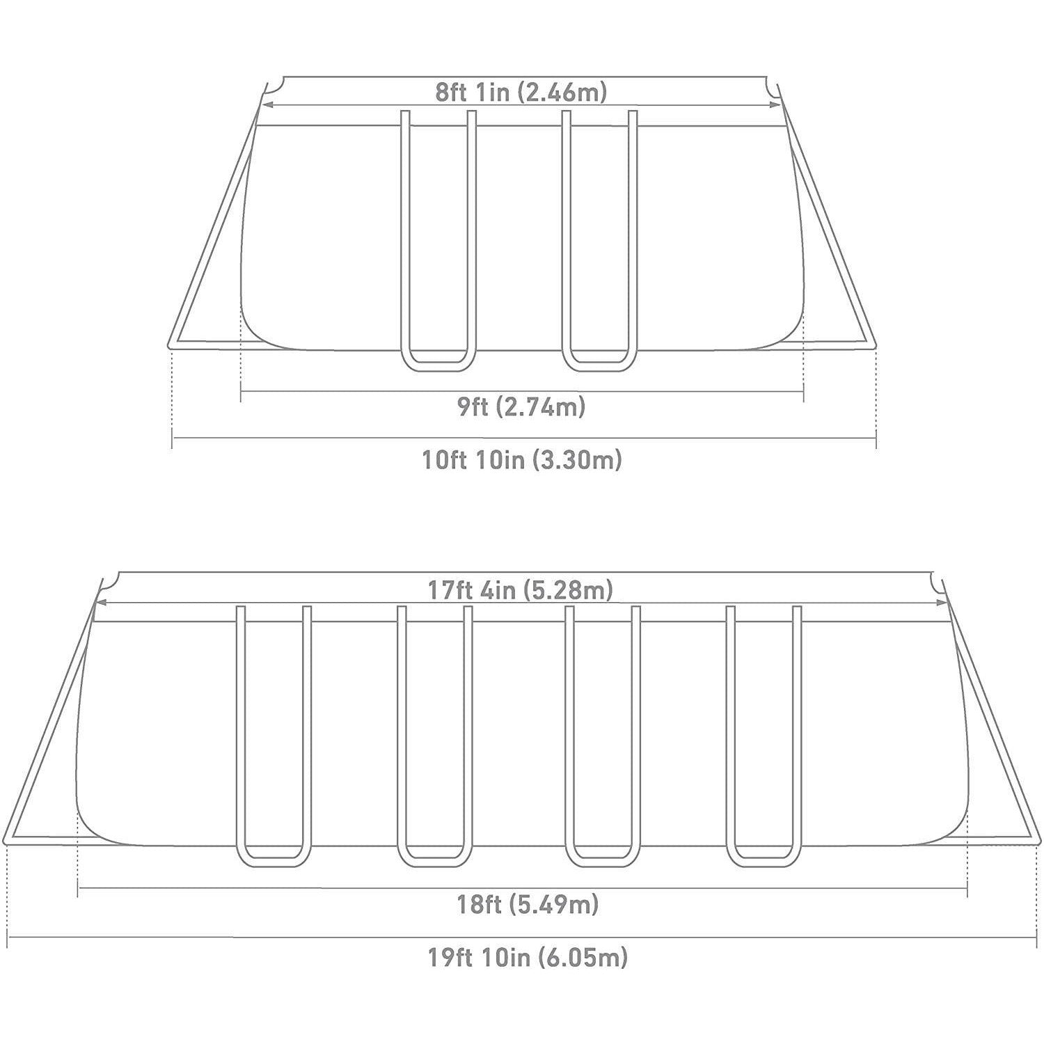 Intex 18ft X 9ft X 52in Ultra XTR Rectangular Pool Set - Pelican Shops