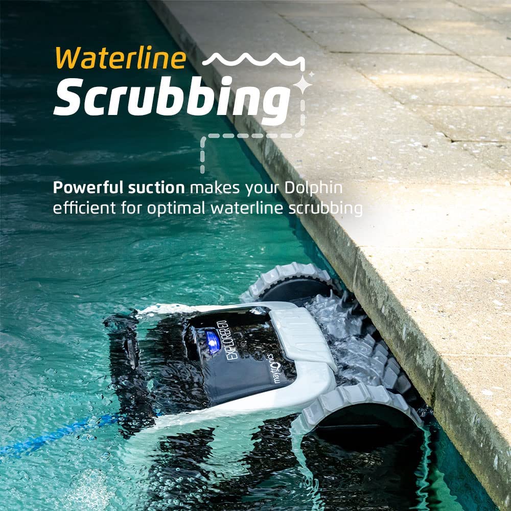 Ships Next Day New Dolphin Explorer E70 Robotic Pool Cleaner w/ Caddy