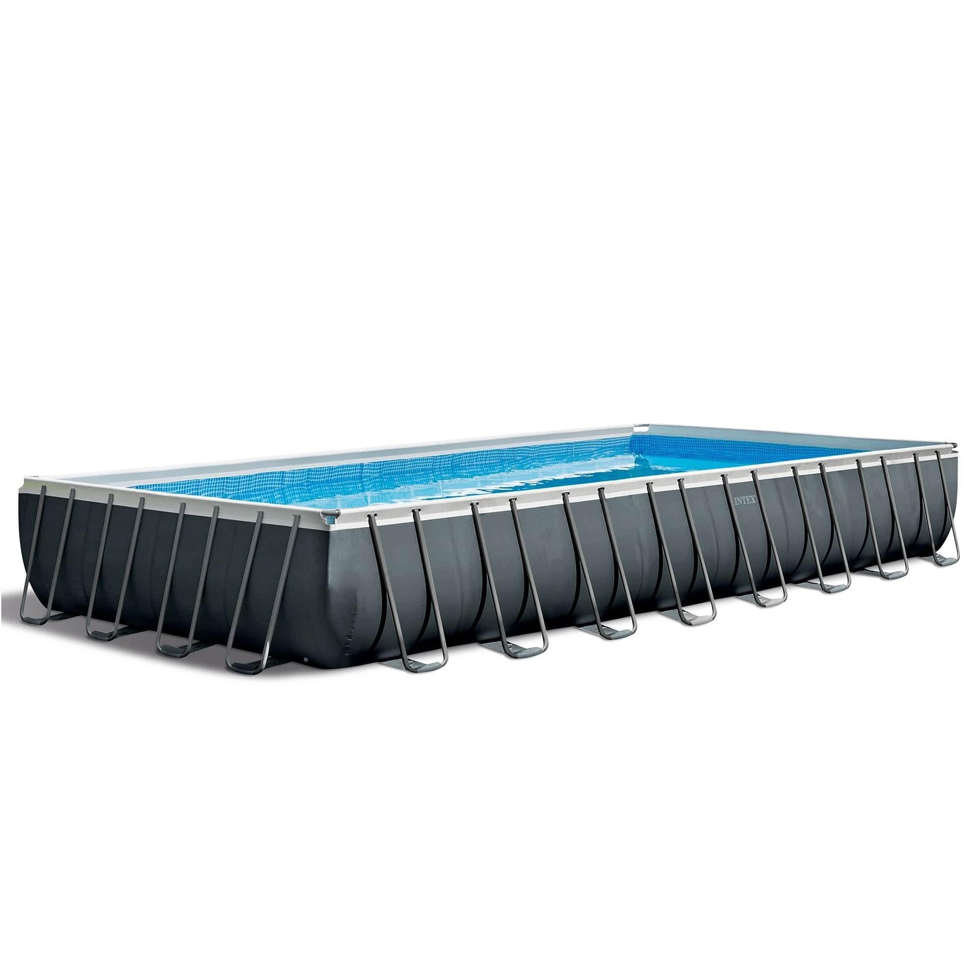 Intex 32' x 16' x 52" Rectangular Ultra XTR Frame Swimming Pool w/ Pump - Pelican Shops