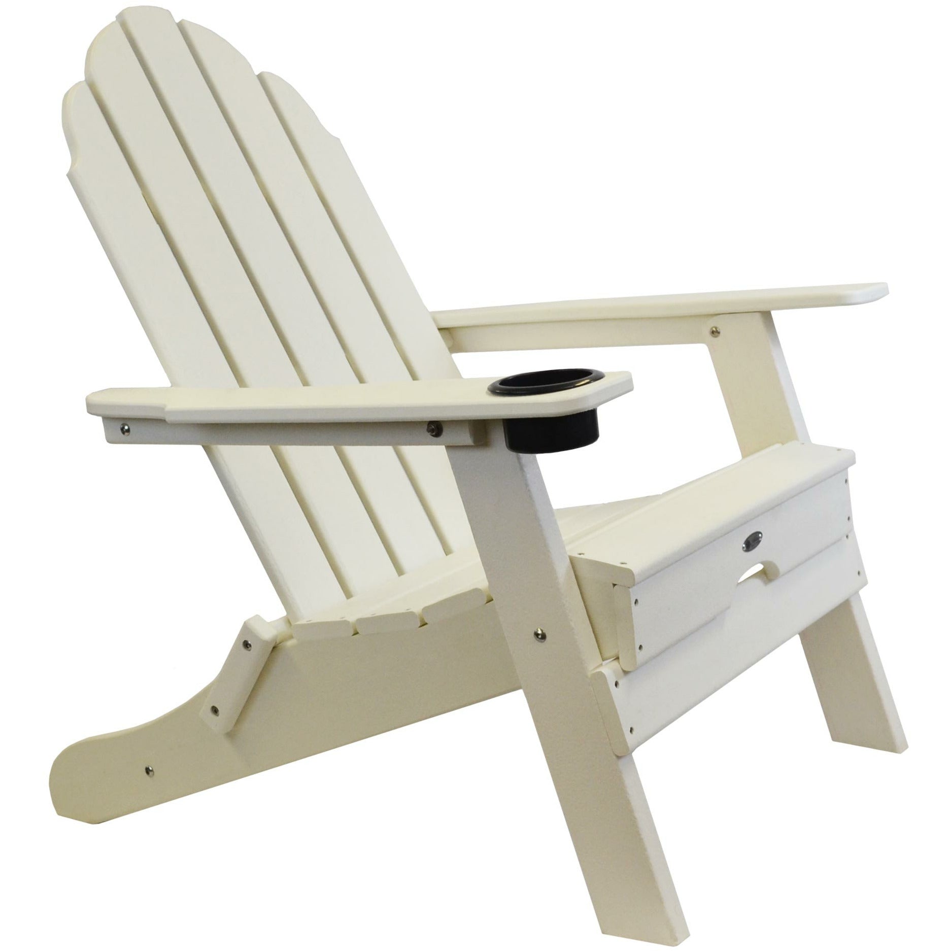 Beach Haven Poly Adirondack Folding Chair - Color : White - Atlas Patio Furniture - Pelican Shops Ski, Pool & Patio