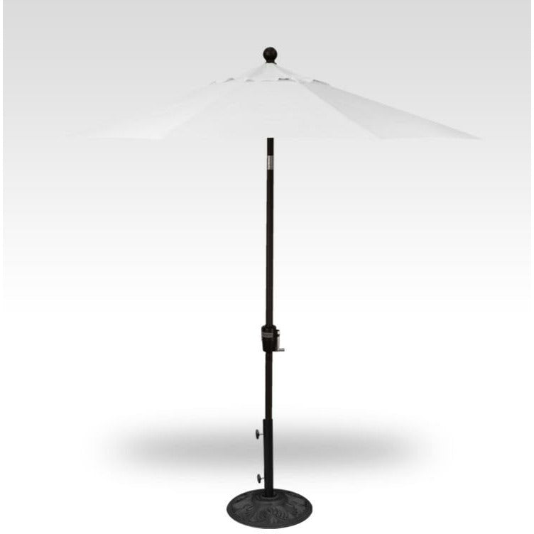 TREASURE GARDEN Market Aluminum 7.5' Octagon Push Button Tilt Crank Lift Umbrella