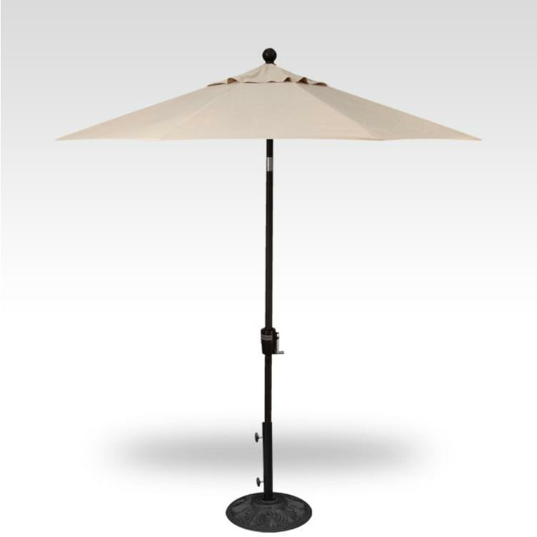 TREASURE GARDEN Market Aluminum 7.5' Octagon Push Button Tilt Crank Lift Umbrella