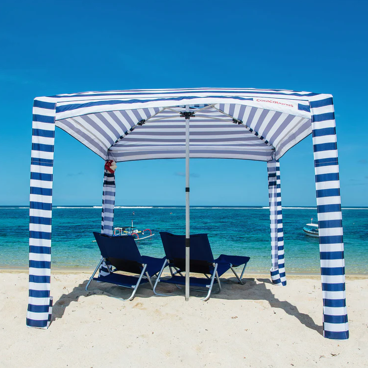 Ships Next Day CoolCabana 5 Newport Navy Stripes