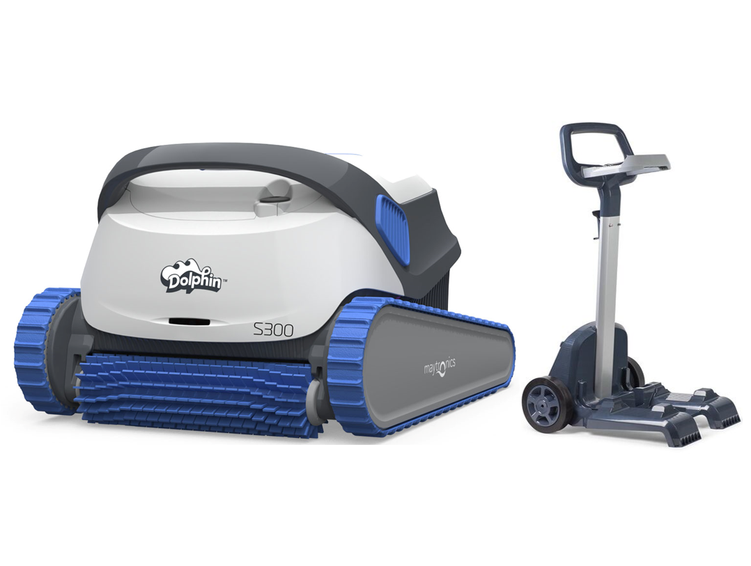 Ships Next Day New Maytronics Dolphin S300 Robotic Pool Cleaner