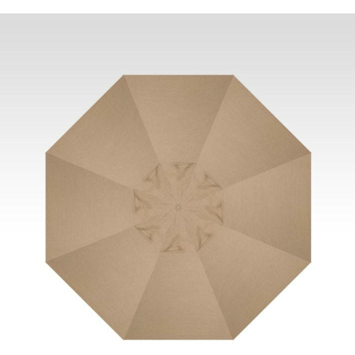 TREASURE GARDEN Market Aluminum 7.5' Octagon Push Button Tilt Crank Lift Umbrella