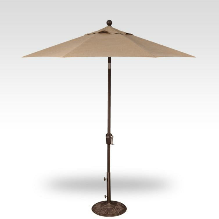 TREASURE GARDEN Market Aluminum 7.5' Octagon Push Button Tilt Crank Lift Umbrella