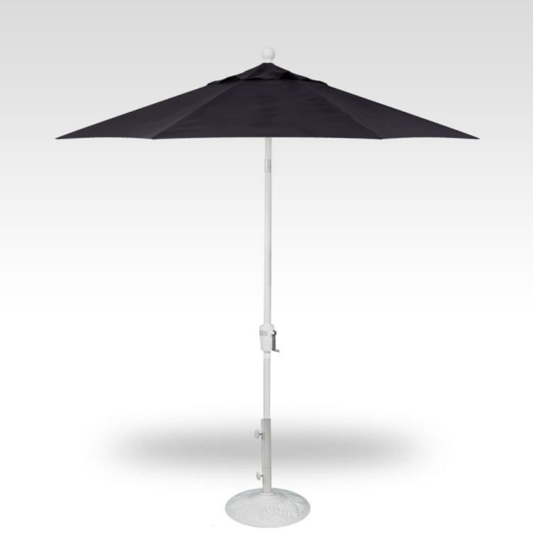 TREASURE GARDEN Market Aluminum 7.5' Octagon Push Button Tilt Crank Lift Umbrella